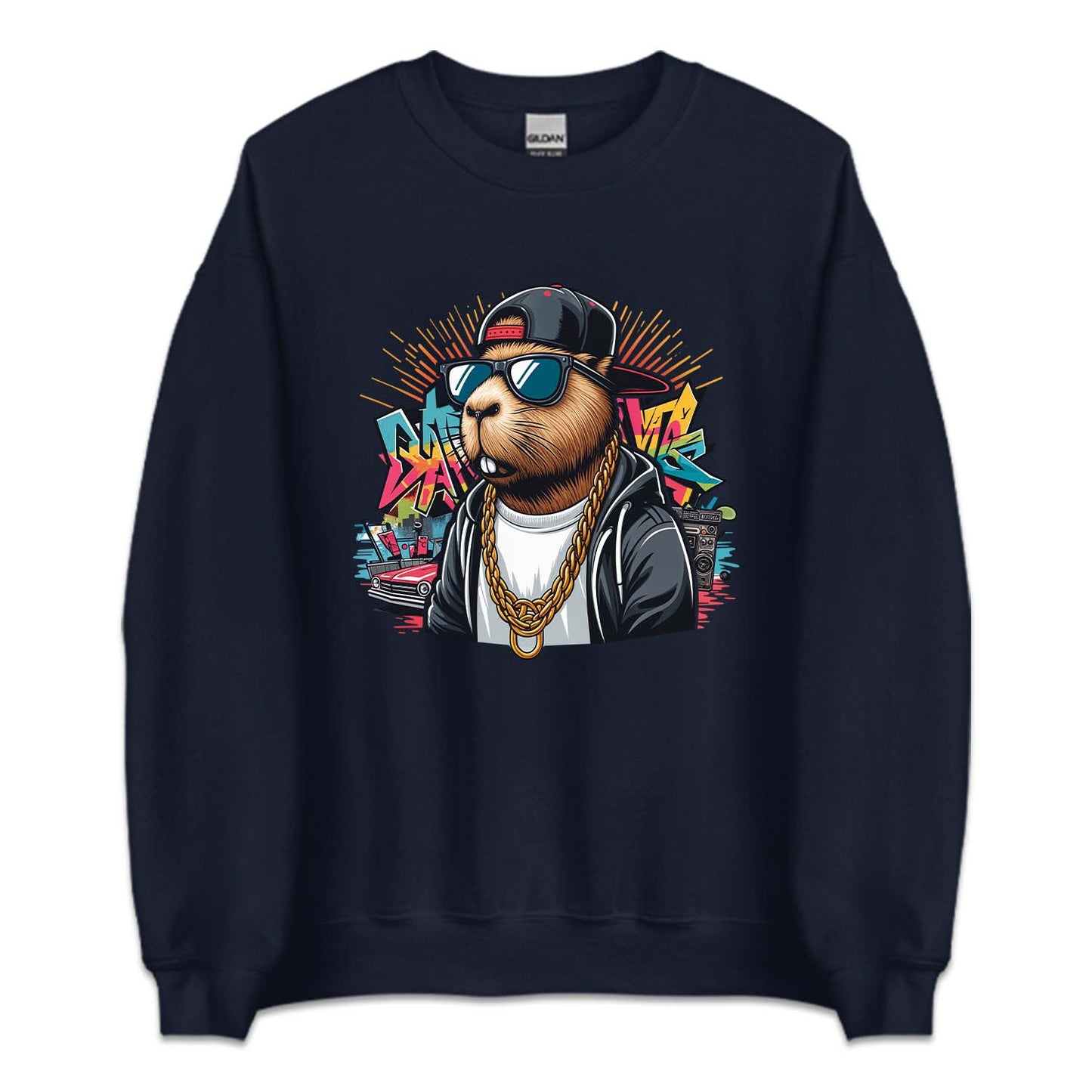 Urban Streetwear Gangster Capybara | PRODUCT CODE: GNSBRATPC