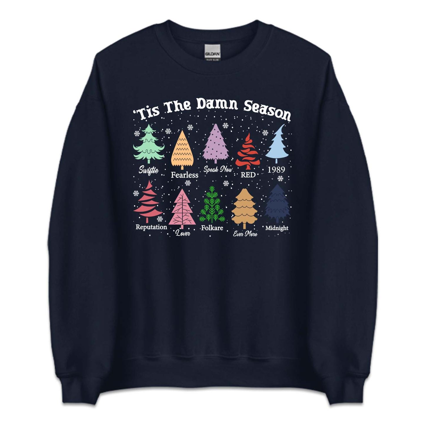 Christmas Tree Swiftie Xmas Ugly Albums Retro Tis The Damn Season | PRODUCT CODE: RTSDMNSWFT
