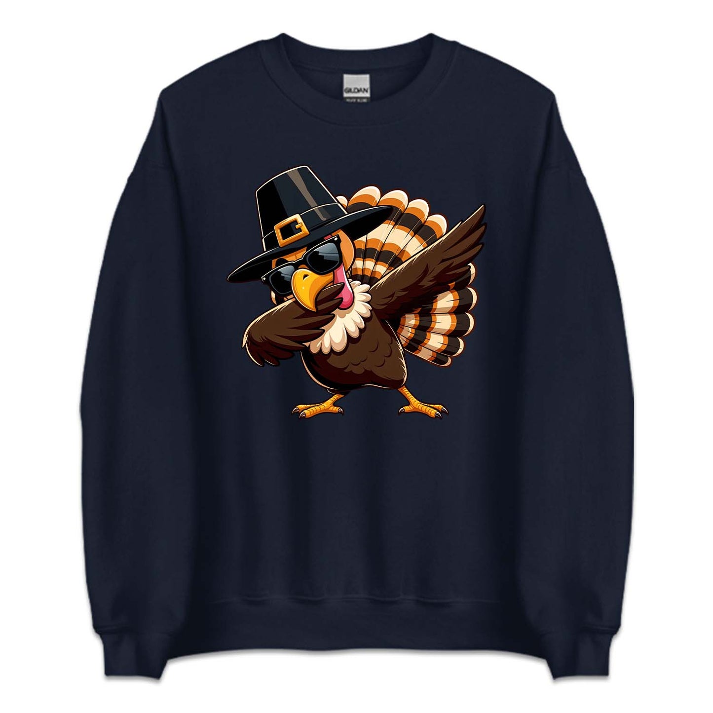 Dabbing Turkey Thanksgiving Autumn Holiday | PRODUCT CODE: DBNGTRKYVF