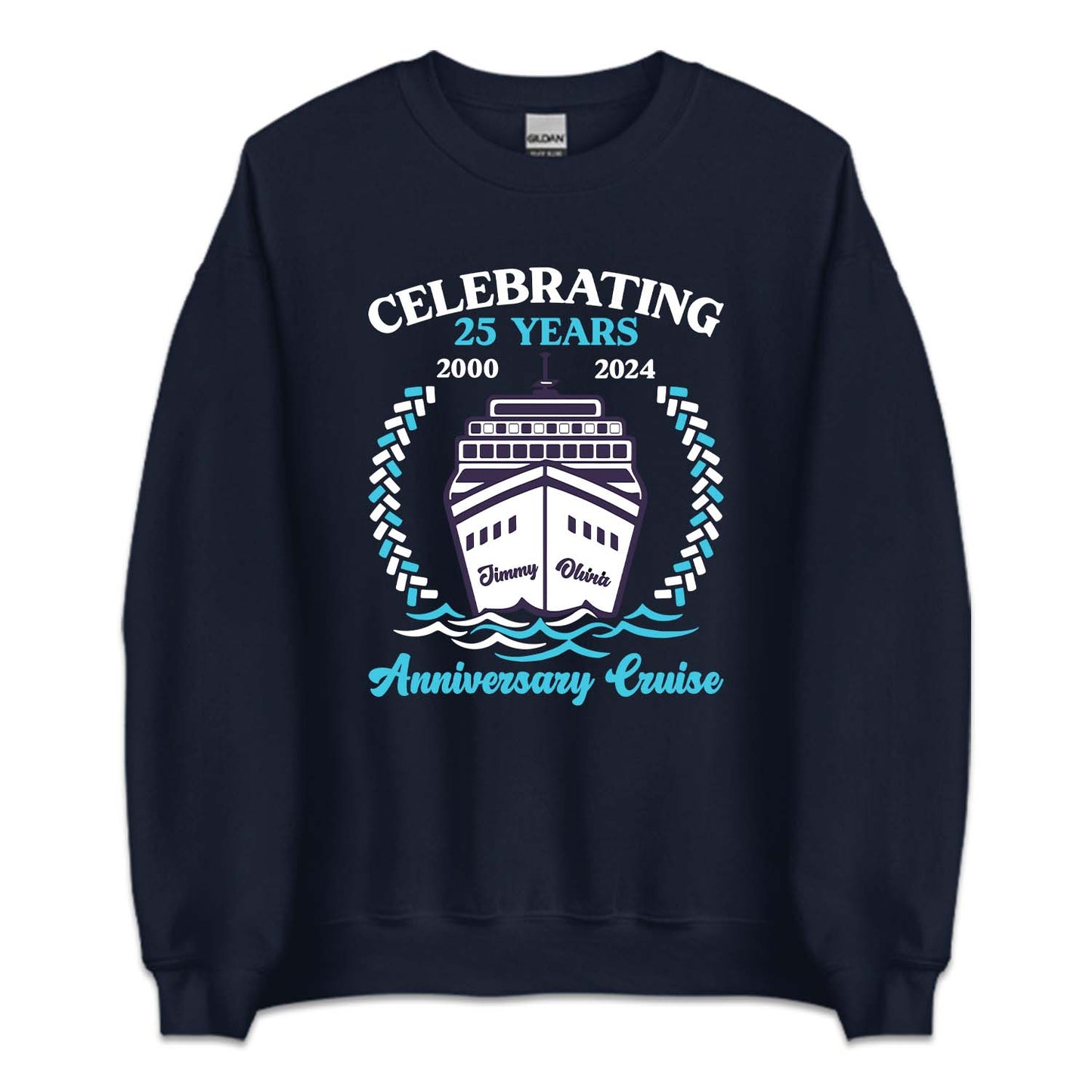 Personalized Anniversary Cruise Couples Matching | PRODUCT CODE: CSTANVRSHNY
