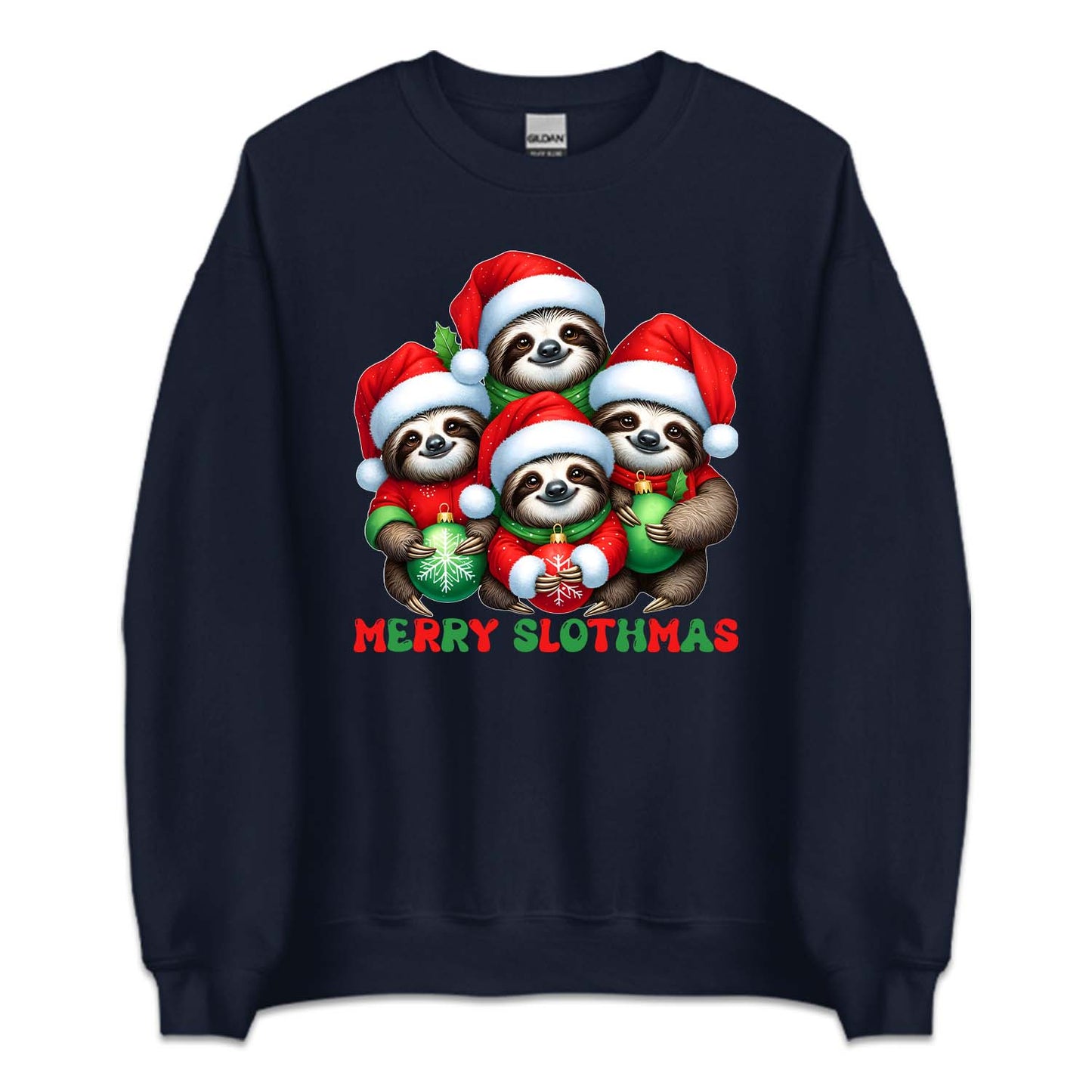 Merry Slothmas Cute Christmas Sloth Xmas Holiday Animal | PRODUCT CODE: MRYSLTHACR