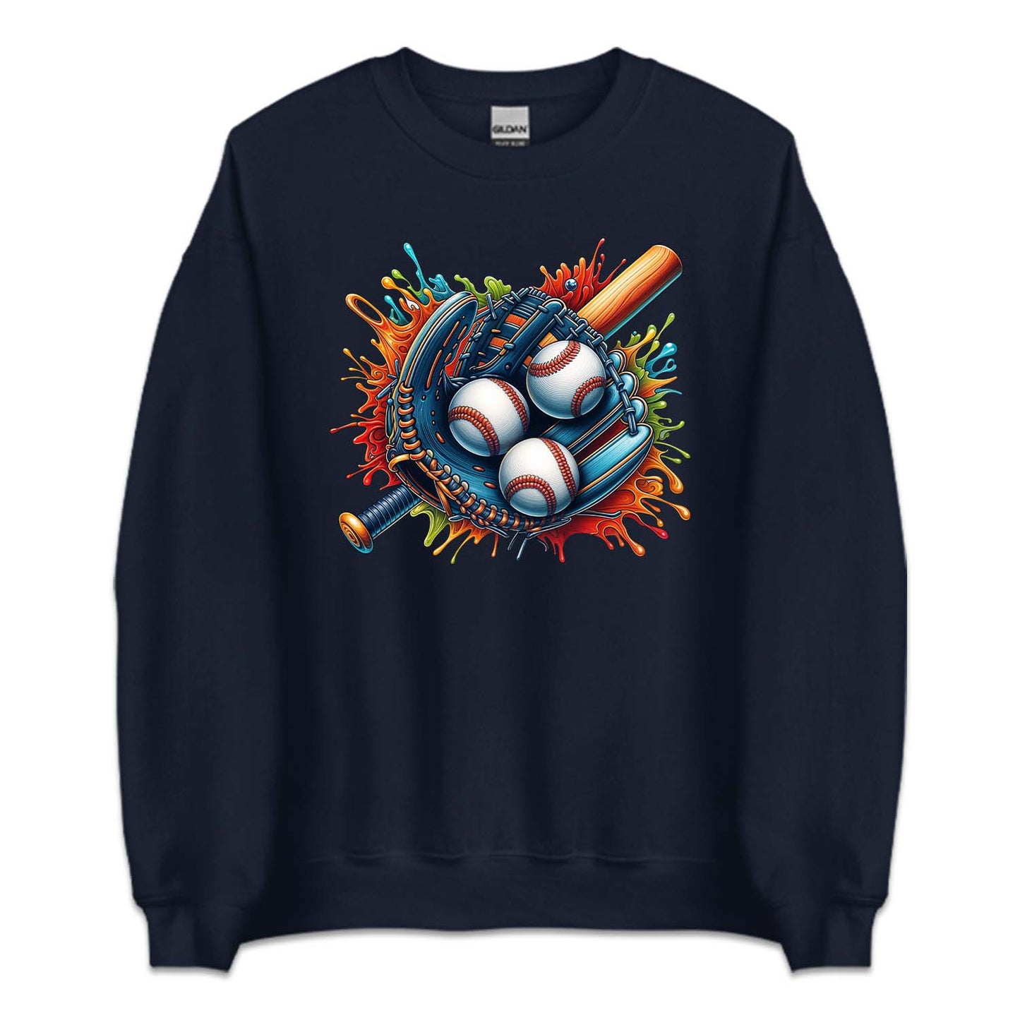Colorful Baseball Glove Splash Game Lover | PRODUCT CODE: CLOBSEBLGV