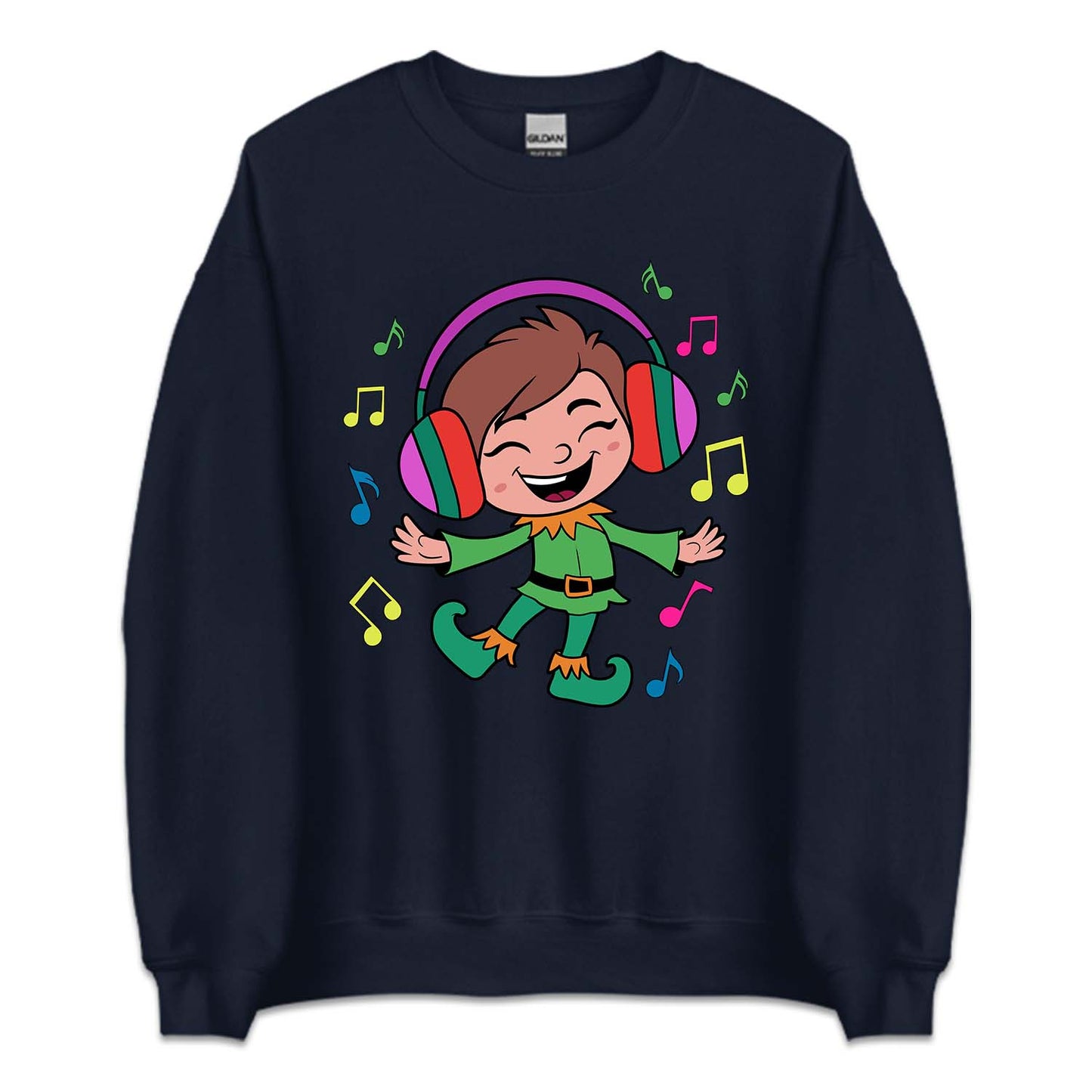 Christmas Xmas Cute Dancing Elf with Headphones | PRODUCT CODE: CHREDNGELF