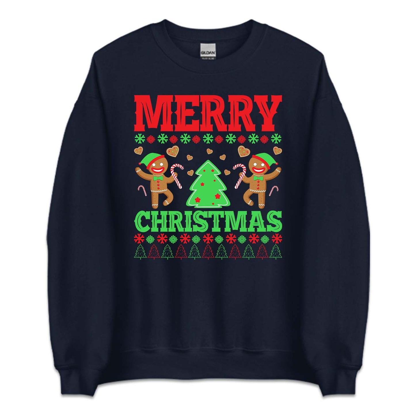 Merry Christmas Gingerbread Man Xmas Candy Can | PRODUCT CODE: MYRCHGNRBDA