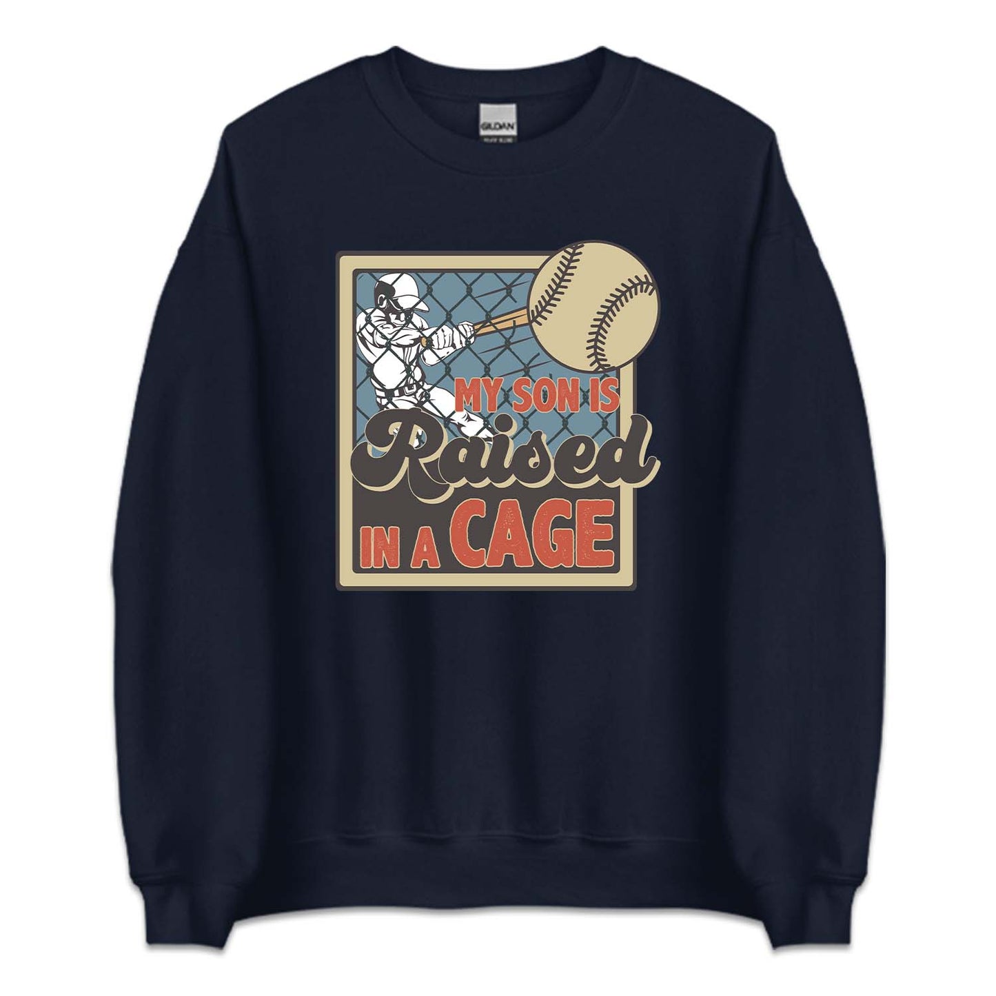 My Son Is Raised In A Cage Baseball Batter | PRODUCT CODE: MSNIRSBALE