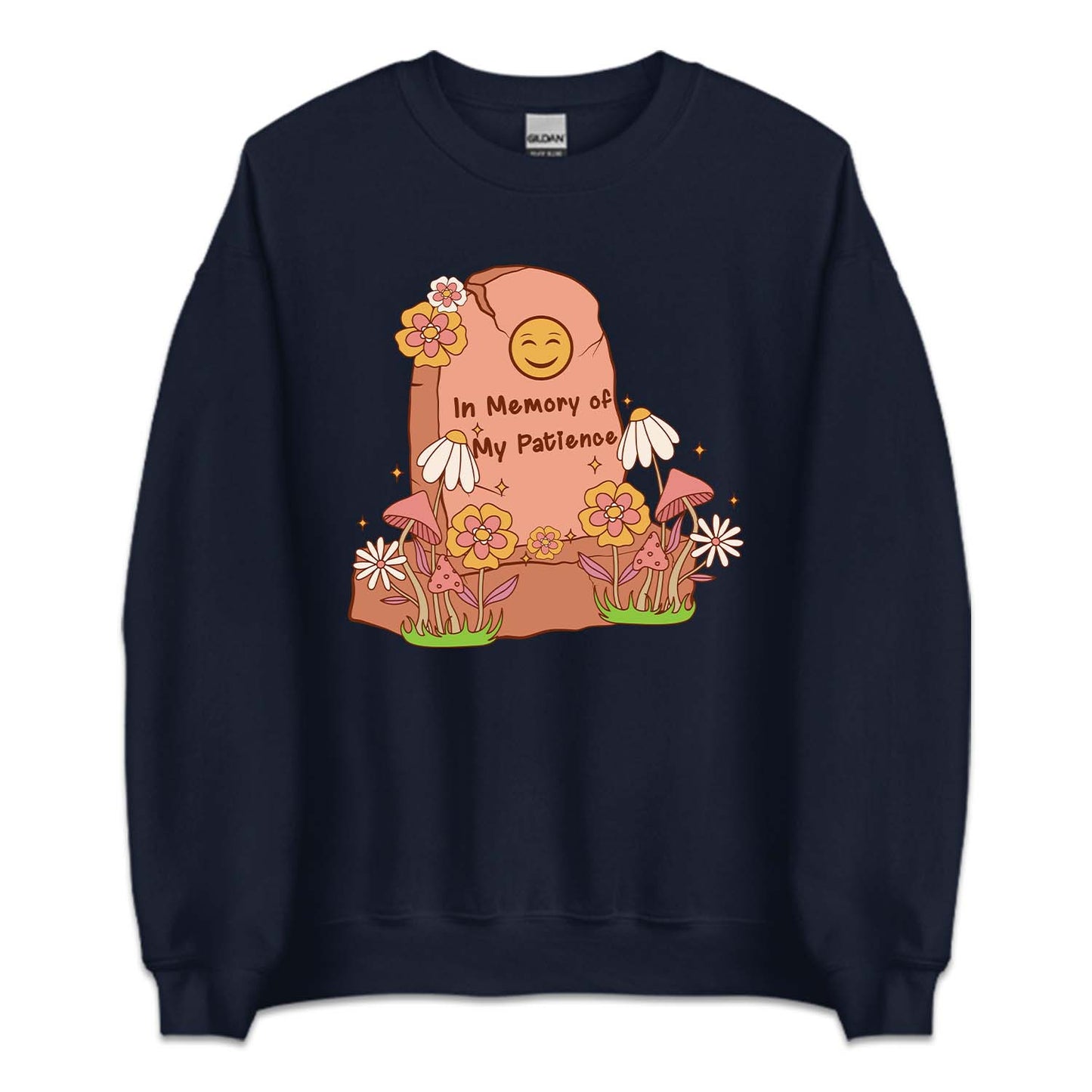 In Memory Of My Patience Floral Gravestone | PRODUCT CODE: MROYFPTNC