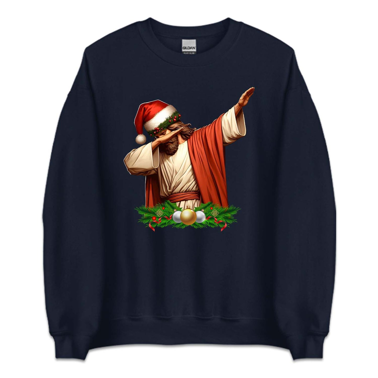 Christmas Dabbing Jesus in Santa Hat Religous Festive Xmas | PRODUCT CODE: DBNGJXMSCR