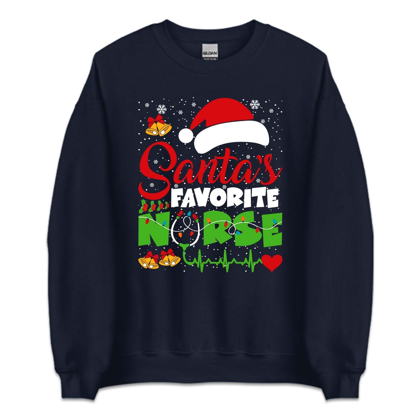 Santa's Favorite Nurse Christmas Cozy Nursing Xmas | PRODUCT CODE: SNTMFVRNUES