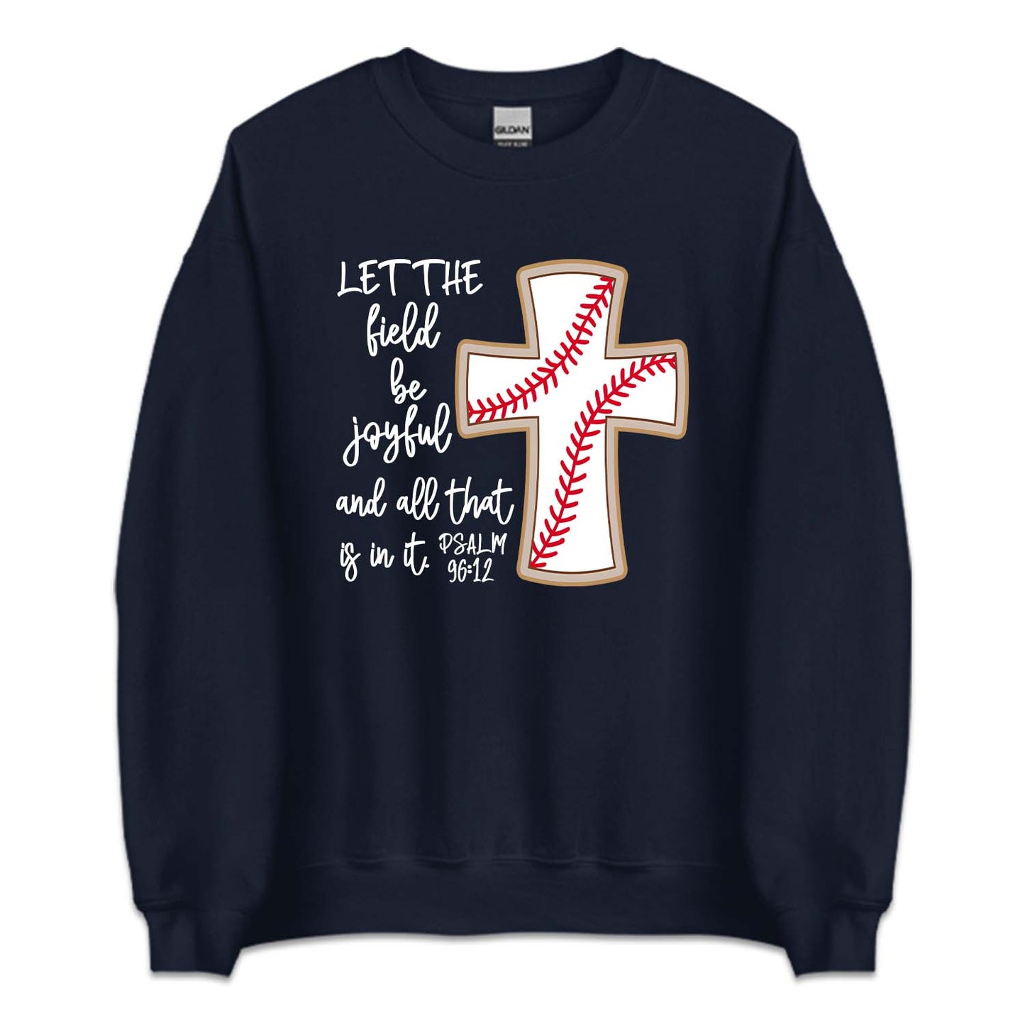 Christian Baseball Cross Bible Verse | PRODUCT CODE: CHRBSLVRG