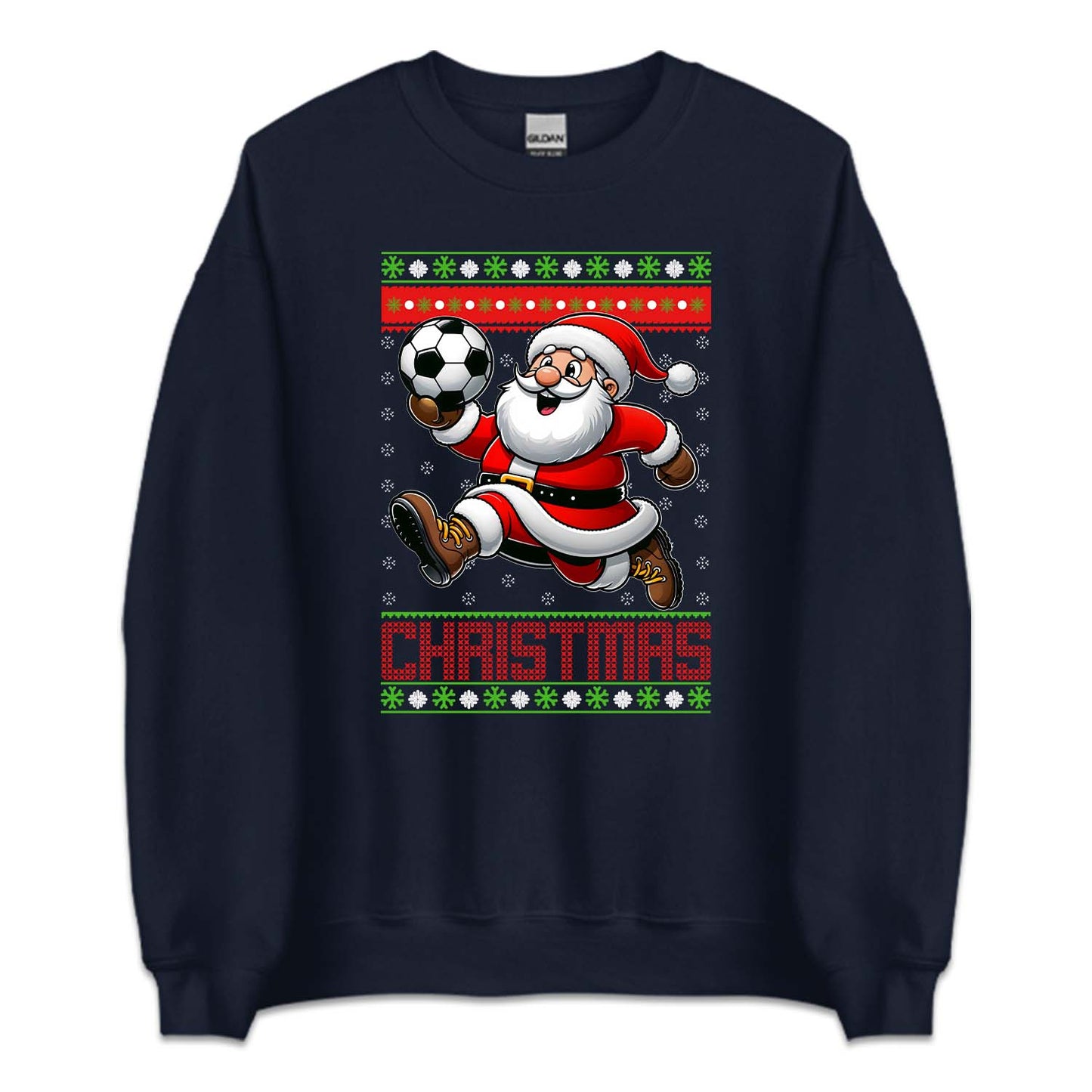 Santa Claus Soccer Christmas Sports Xmas Football | PRODUCT CODE: SBCKUSCRFTB