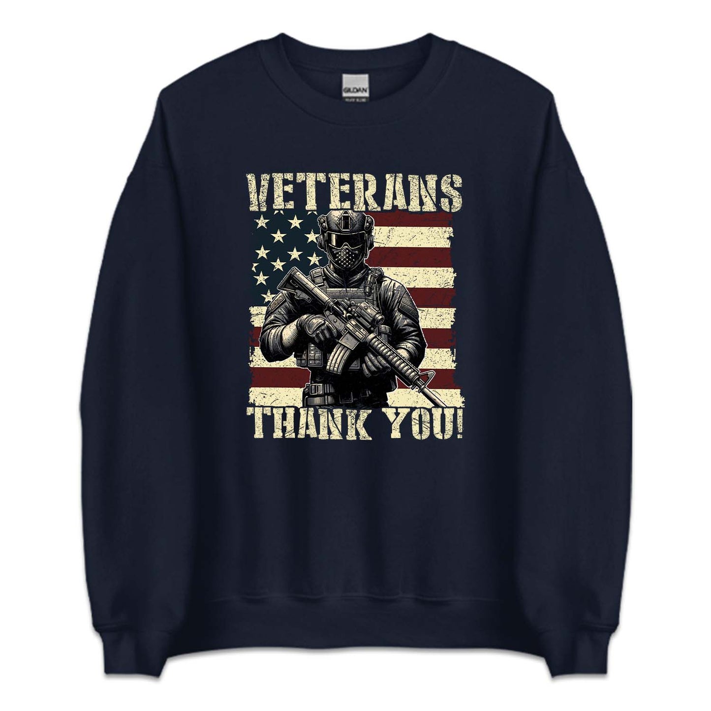Veterans Thank You Military Appreciation Patriotic USA Pride | PRODUCT CODE: VRTHNKSYUOA