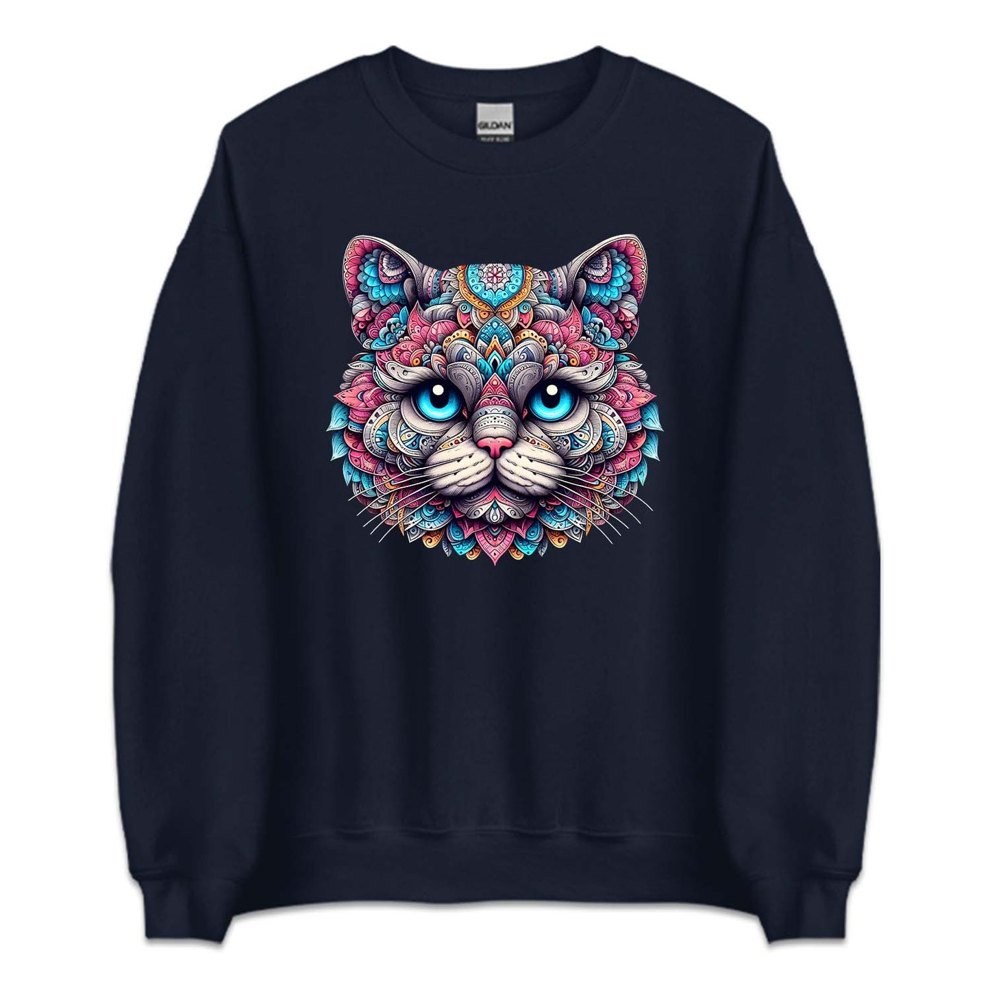 Psychedelic Colorful British Shorthair Cat | PRODUCT CODE: BRTSHCAPSYD