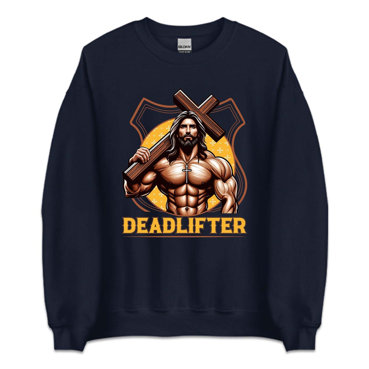 Jesus The Deadlifter Christian Workout | PRODUCT CODE: JUSTHDLFTG