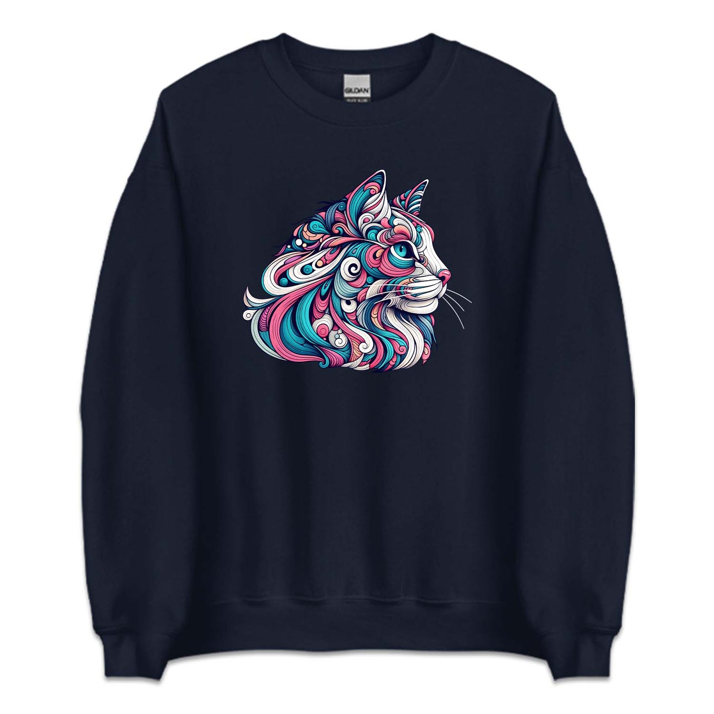 Psychedelic Colorful Maine Coon Cat | PRODUCT CODE: MNCOPSYDLT