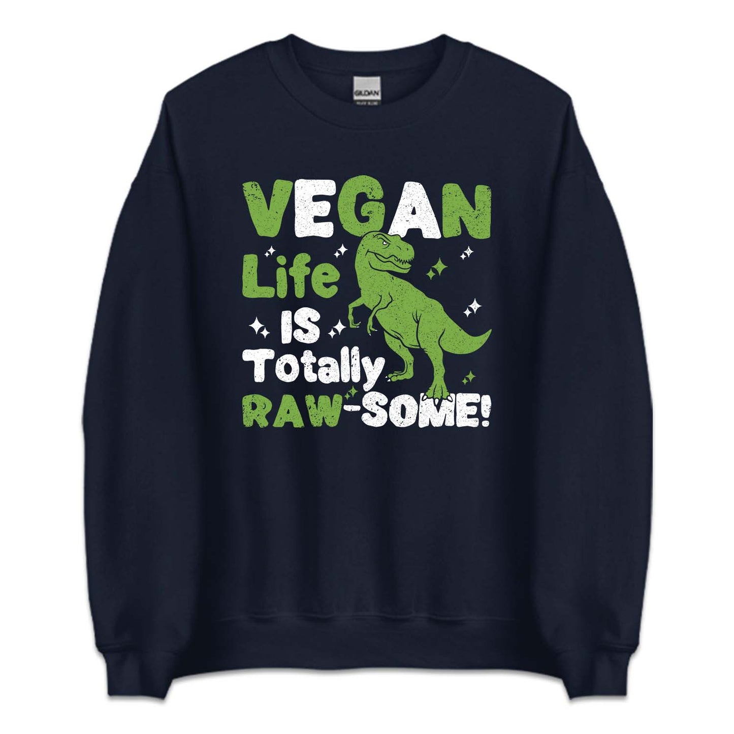 Vegan Life is Totally Raw-Some Vegetarian Dinosaur | PRODUCT CODE: VNGELFTRWS