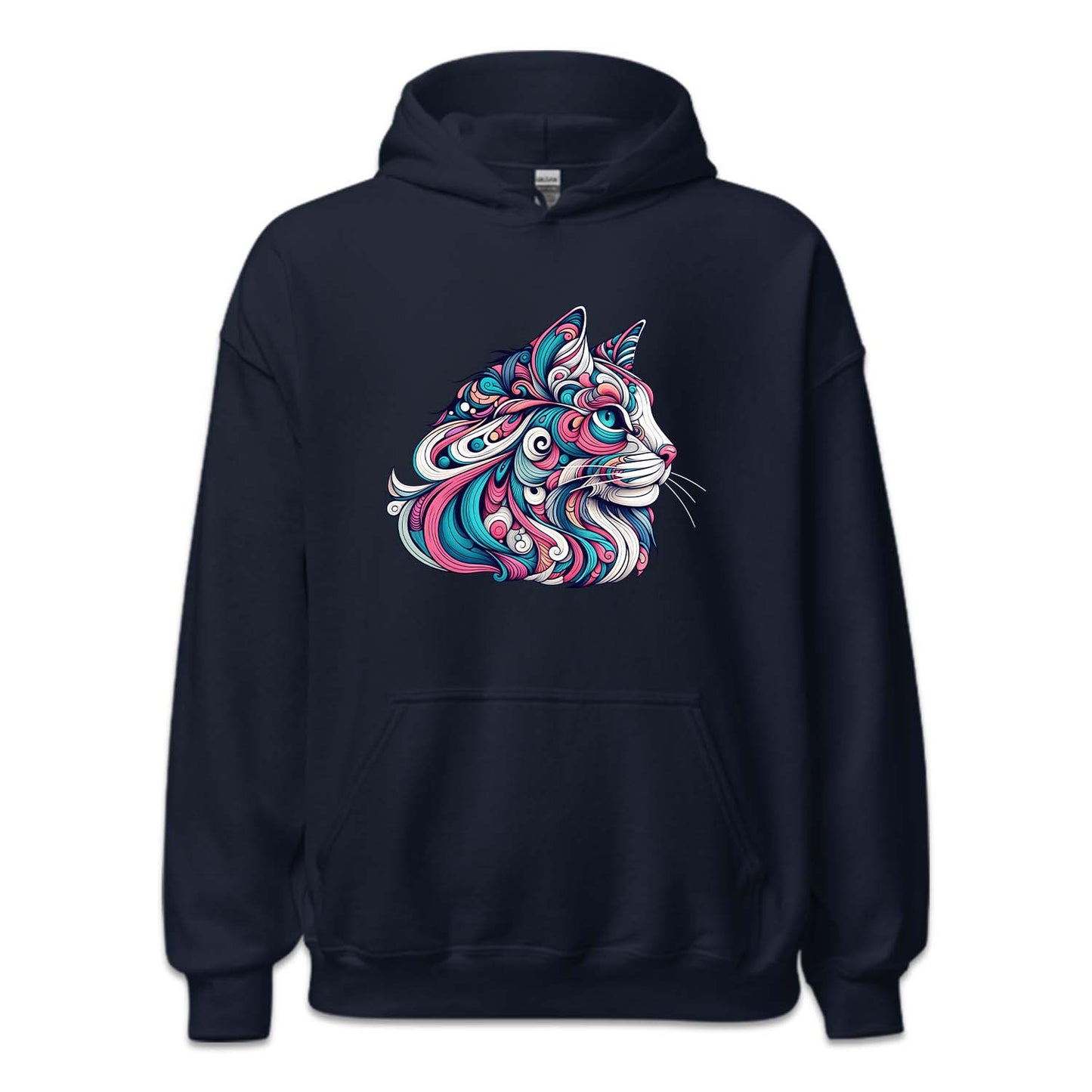 Psychedelic Colorful Maine Coon Cat | PRODUCT CODE: MNCOPSYDLT