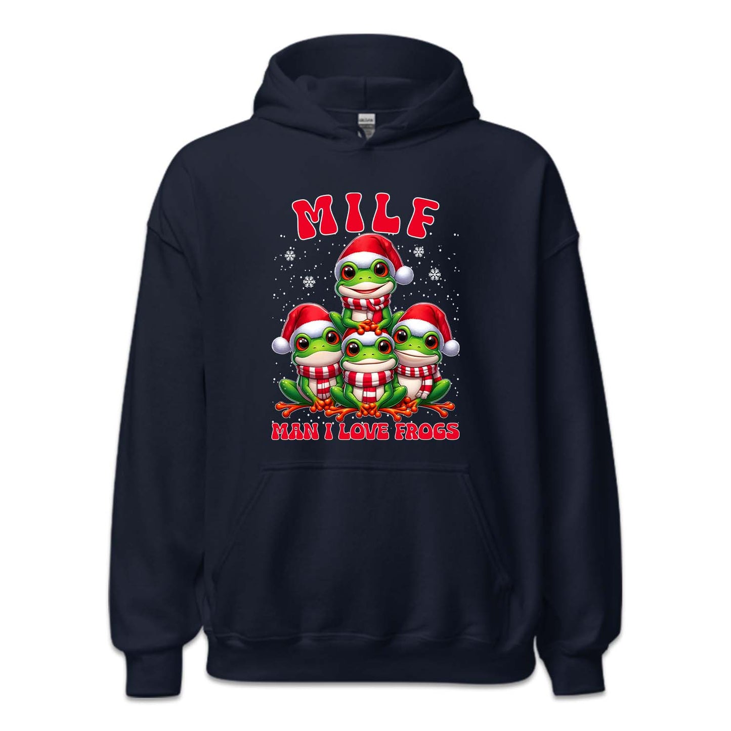 Frogs Christmas MILF Man I Love Frogs Humorous Xmas Frog | PRODUCT CODE: FRGCHTMLFVE