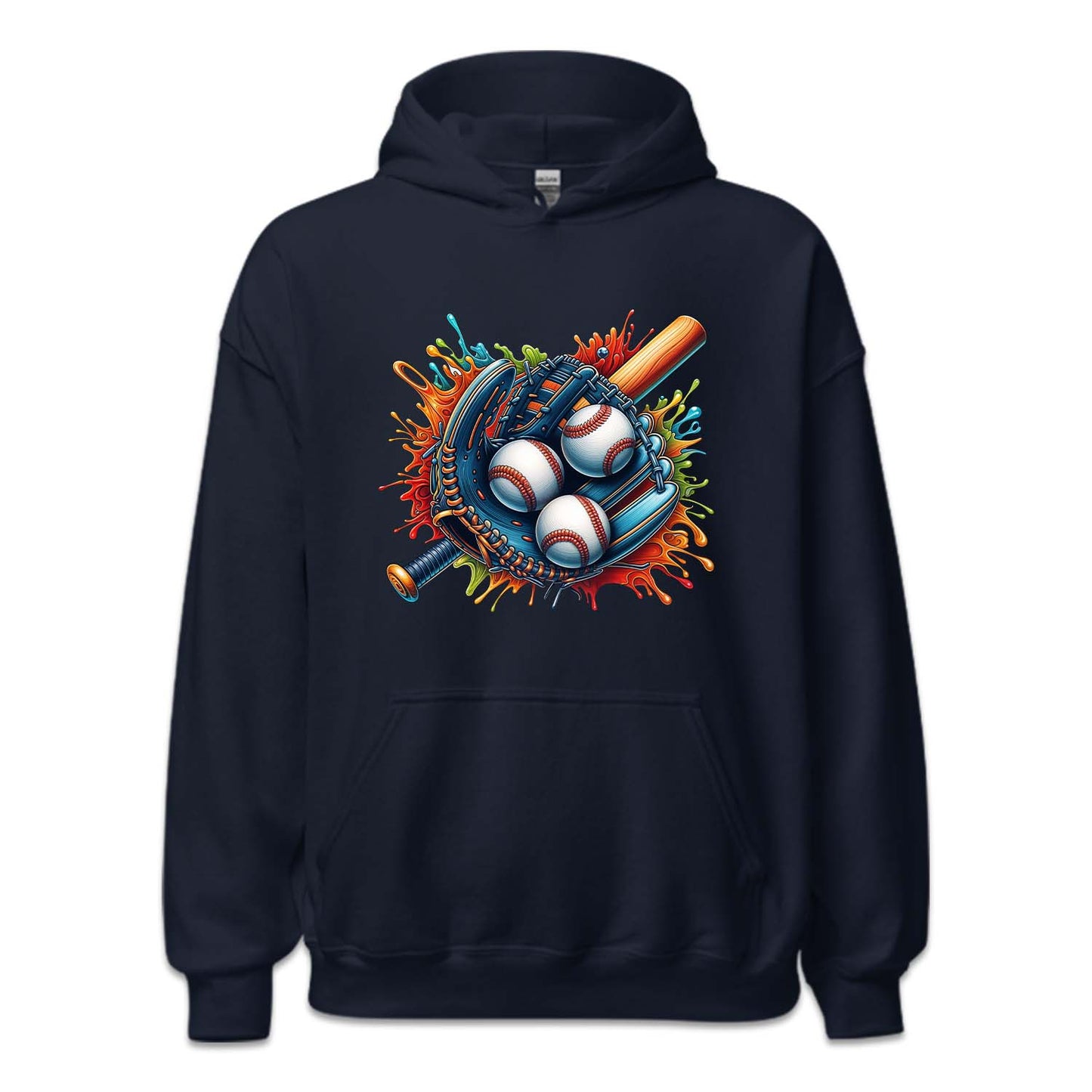 Colorful Baseball Glove Splash Game Lover | PRODUCT CODE: CLOBSEBLGV