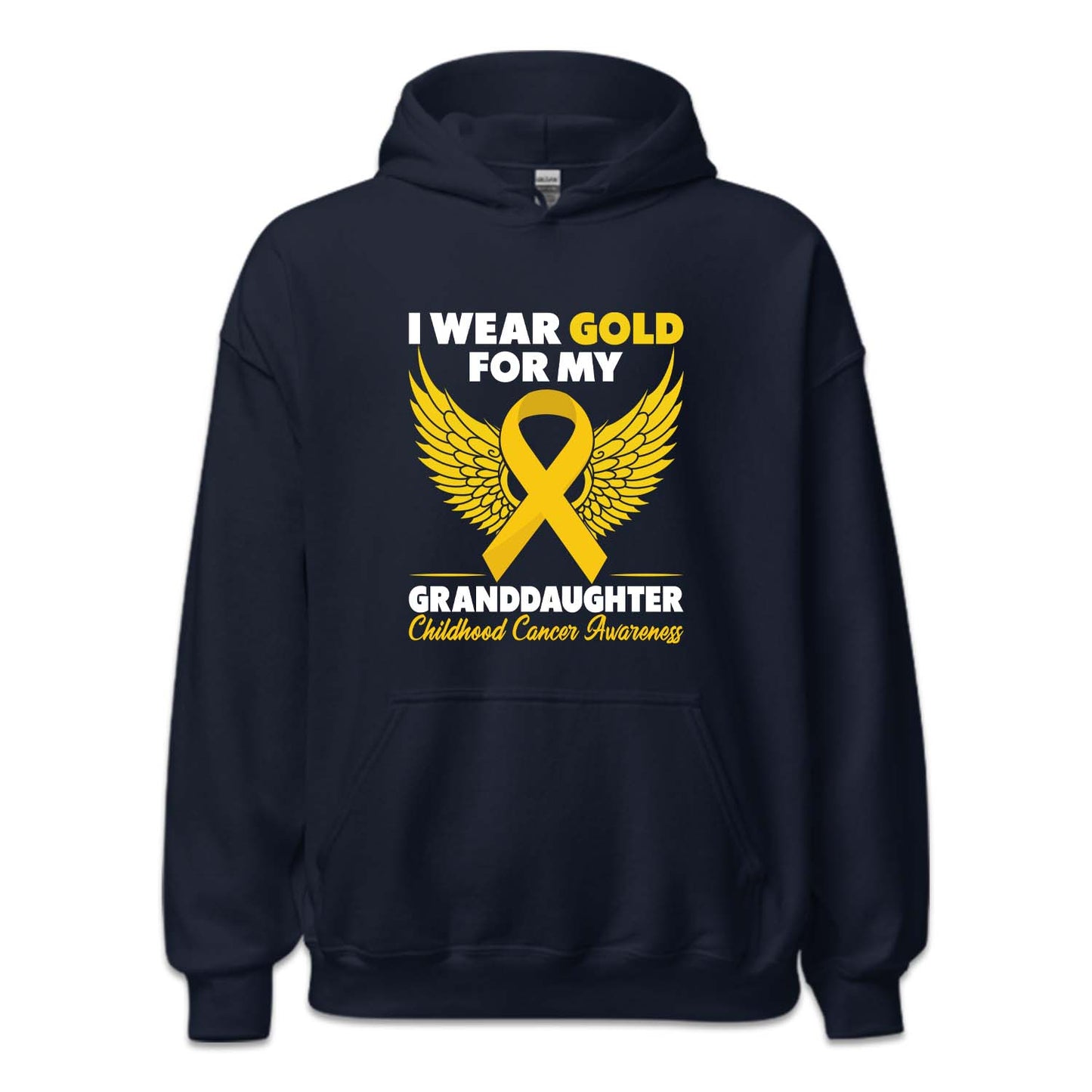 Childhood Cancer Awareness I Wear Gold For My Granddaughter | PRODUCT CODE: WRGLDFMGRD