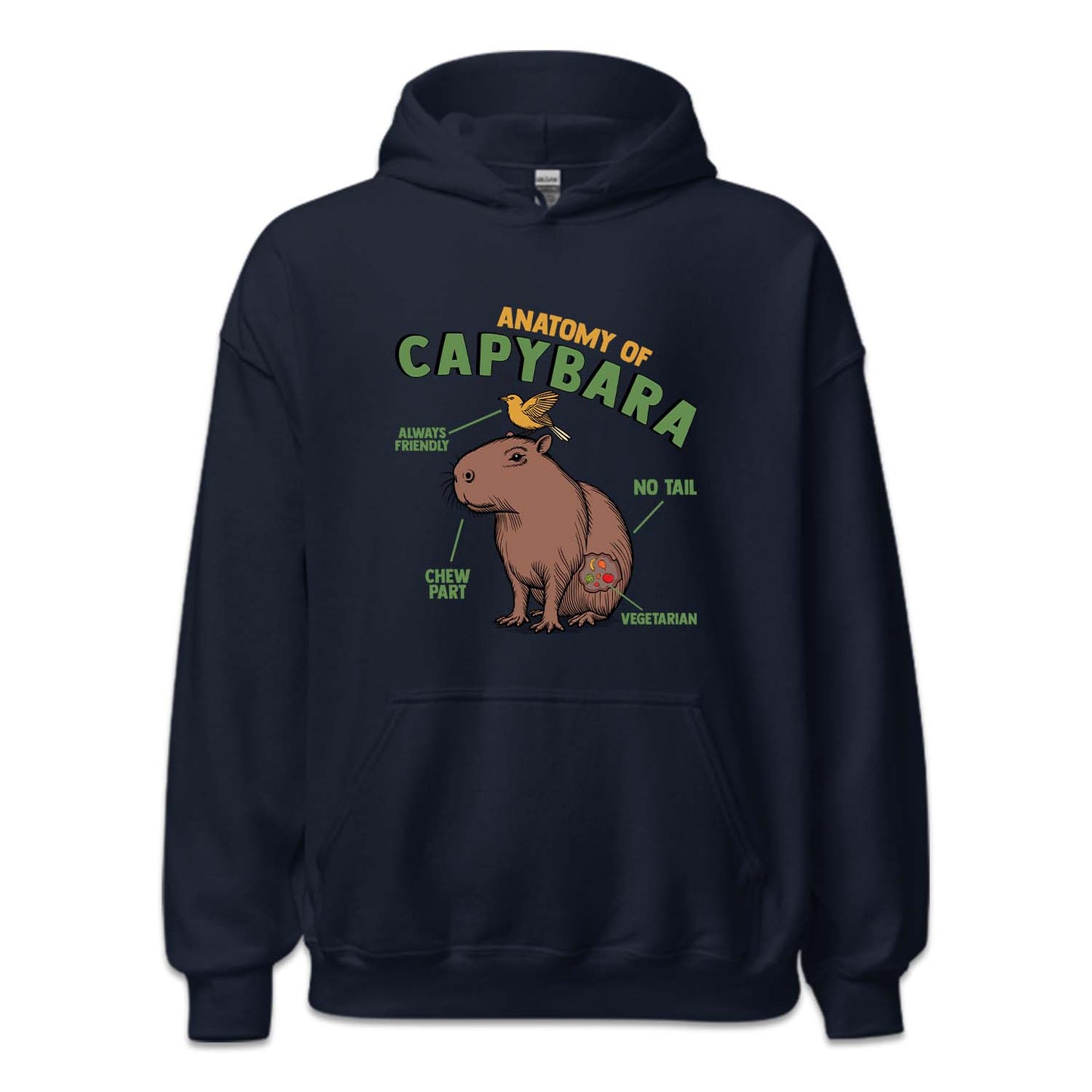 Anatomy Of Capybara Funny Rodent Animal Lover | PRODUCT CODE: ANTMYFCPBR