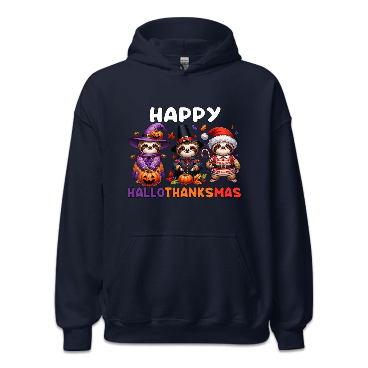 Sloth Happy HalloThanksMas | PRODUCT CODE: SLHPCHTHMS