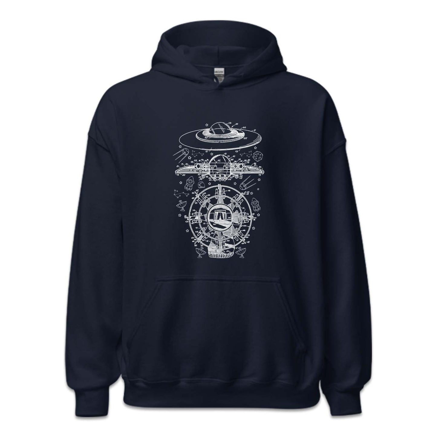 Area 51 UFO Flying Saucer Blueprint Alien Enthusiast | PRODUCT CODE: FLGYNSRBLP
