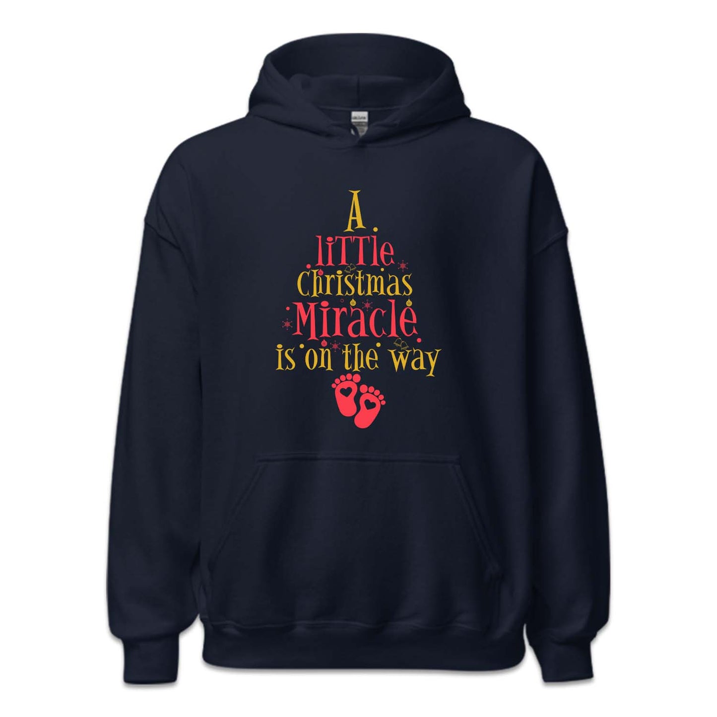 A Little Christmas Miracle Baby Announcement Xmas Pregnancy | PRODUCT CODE: ALTCHMNWYB