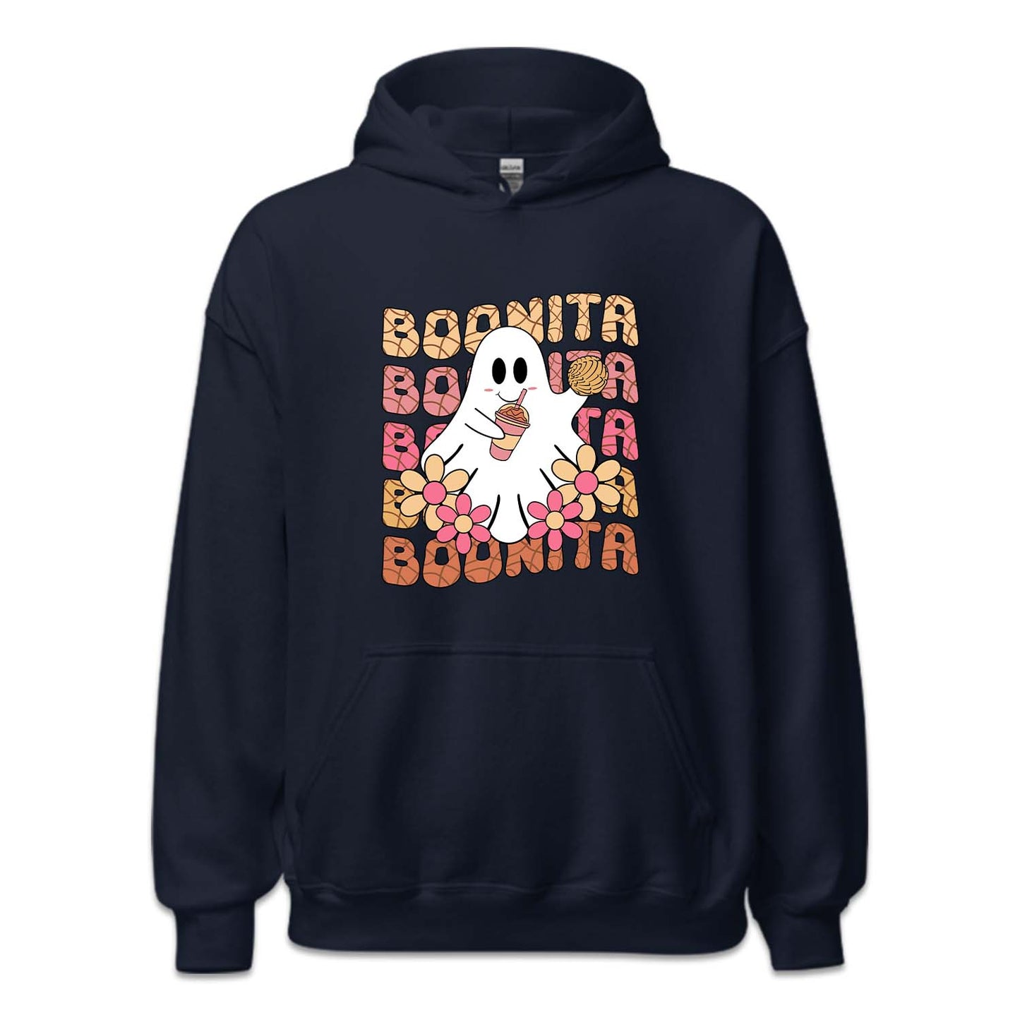 Boonita Halloween Mexican Cute Ghost Concha | PRODUCT CODE: BNTIOAHGH