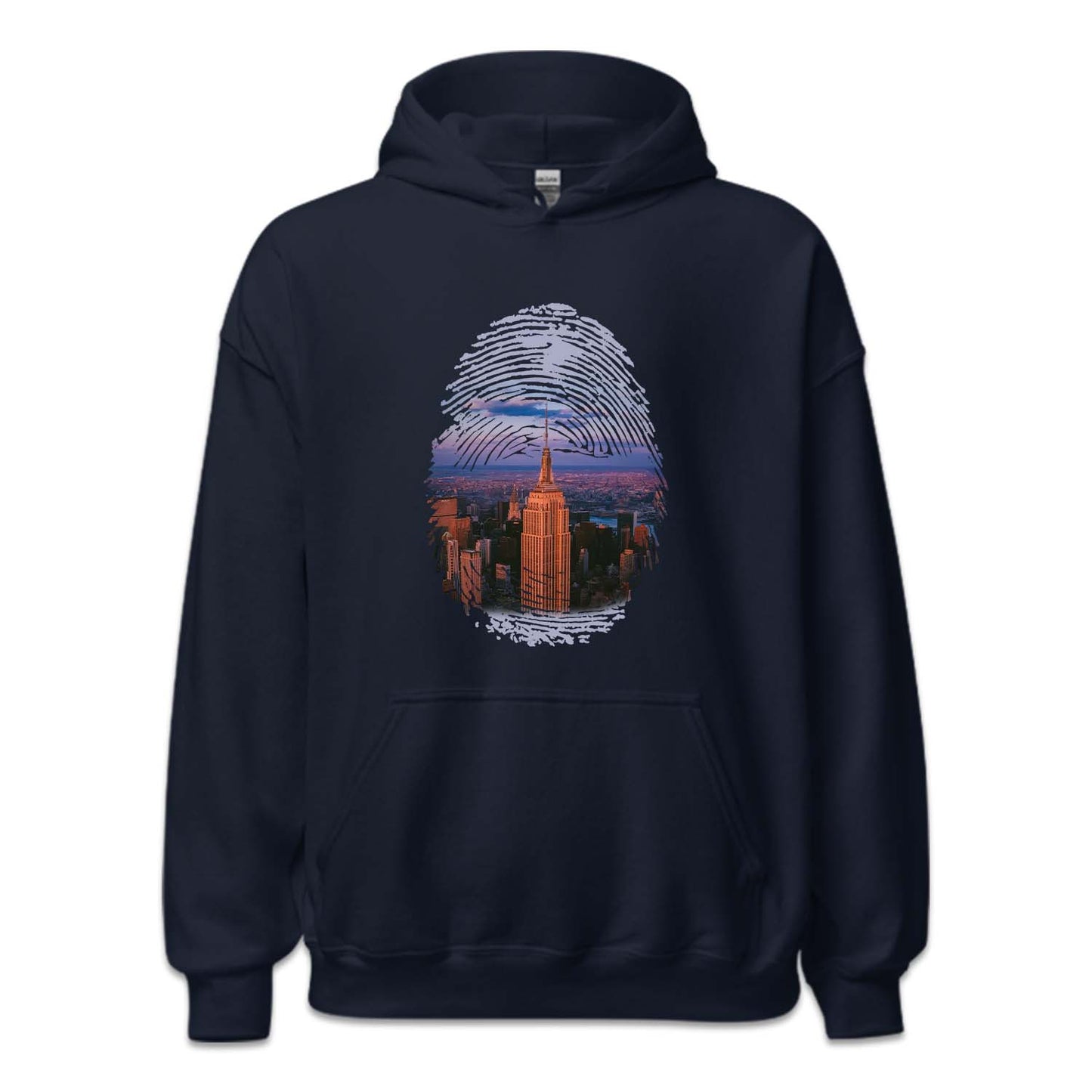 Empire State Building Fingerprint New York City Dusk | PRODUCT CODE: EMPRSTBLFG