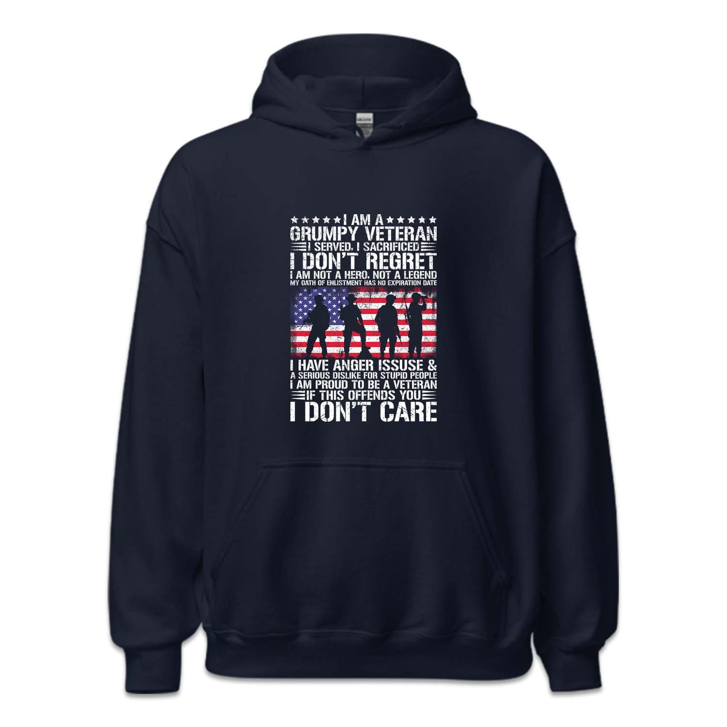 I Am A Grumpy Veteran I Served I Sacrificed I Don't Regret USA Military Service | PRODUCT CODE: MGRPYVTRNS