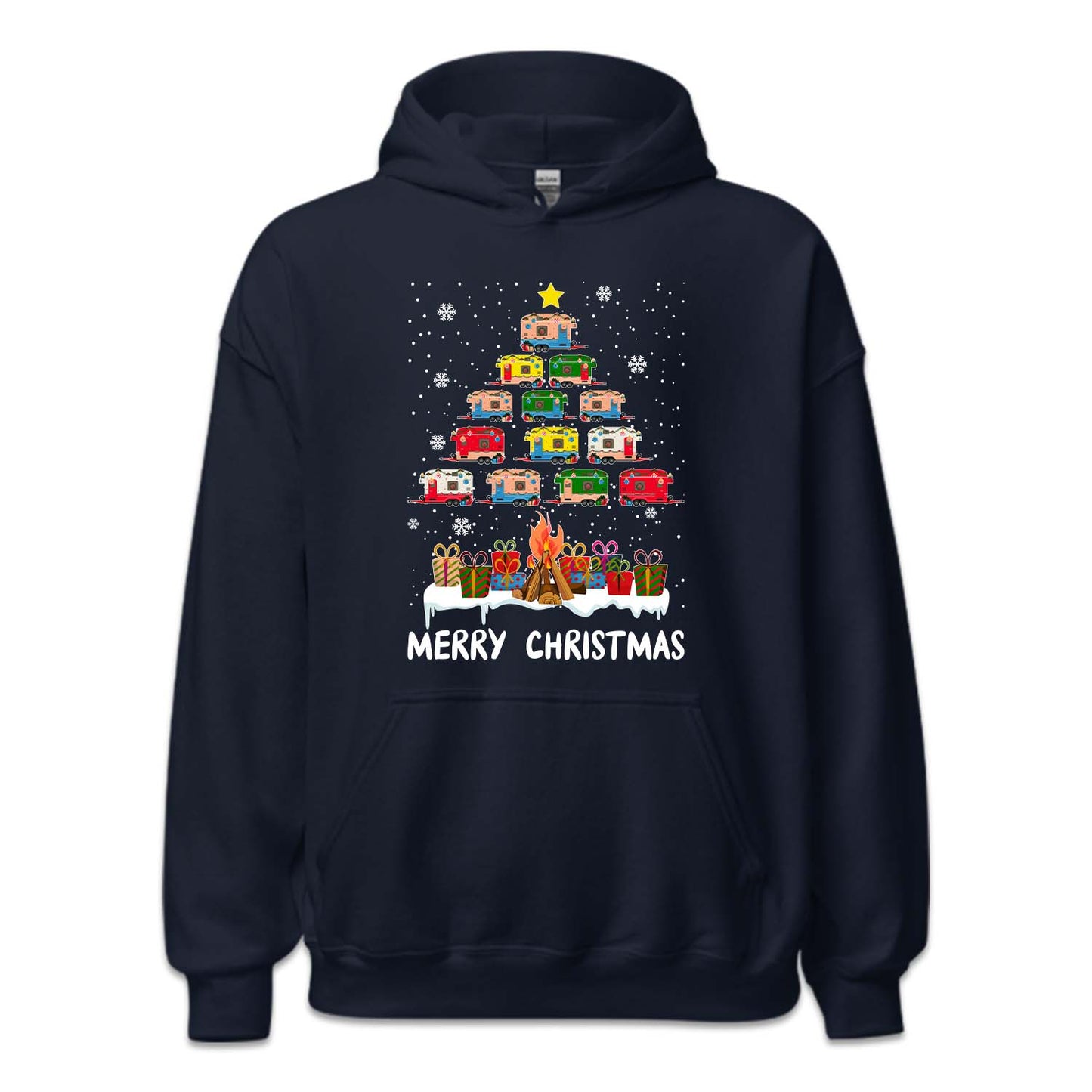 Merry Christmas Camper Tree Holiday RV Camping Festive Xmas | PRODUCT CODE: MRYCHPRERVH