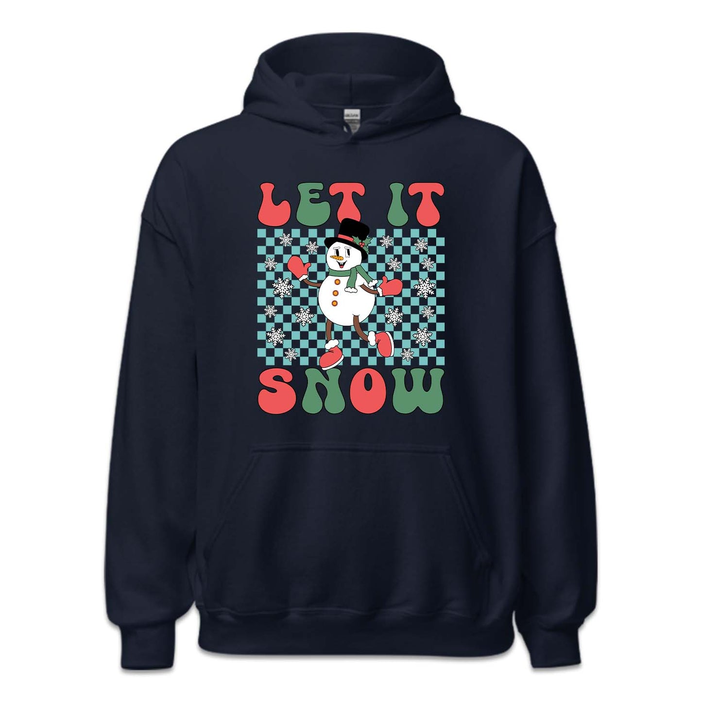 Let It Snow Christmas Snowman Winter Holiday Cozy Xmas | PRODUCT CODE: LTSNWCHRMAW