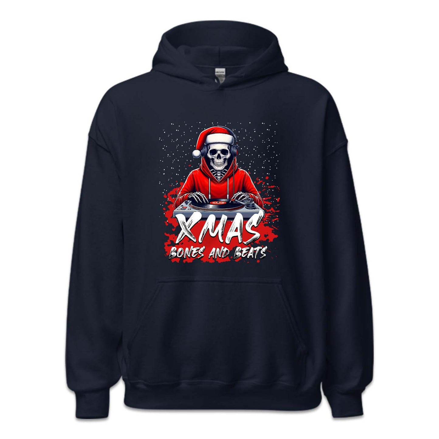 Xmas Bones And Beats Dj Skeleton Santa Claus Christmas Music Party | PRODUCT CODE: XMBOENDTCH
