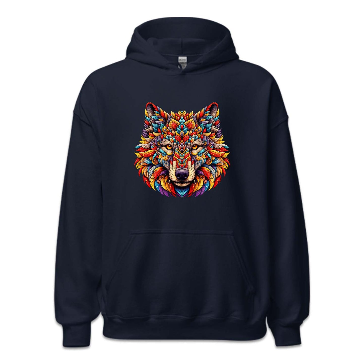 Psychedelic Colorful Wolf Wild Animal | PRODUCT CODE: PSYDLCWLF