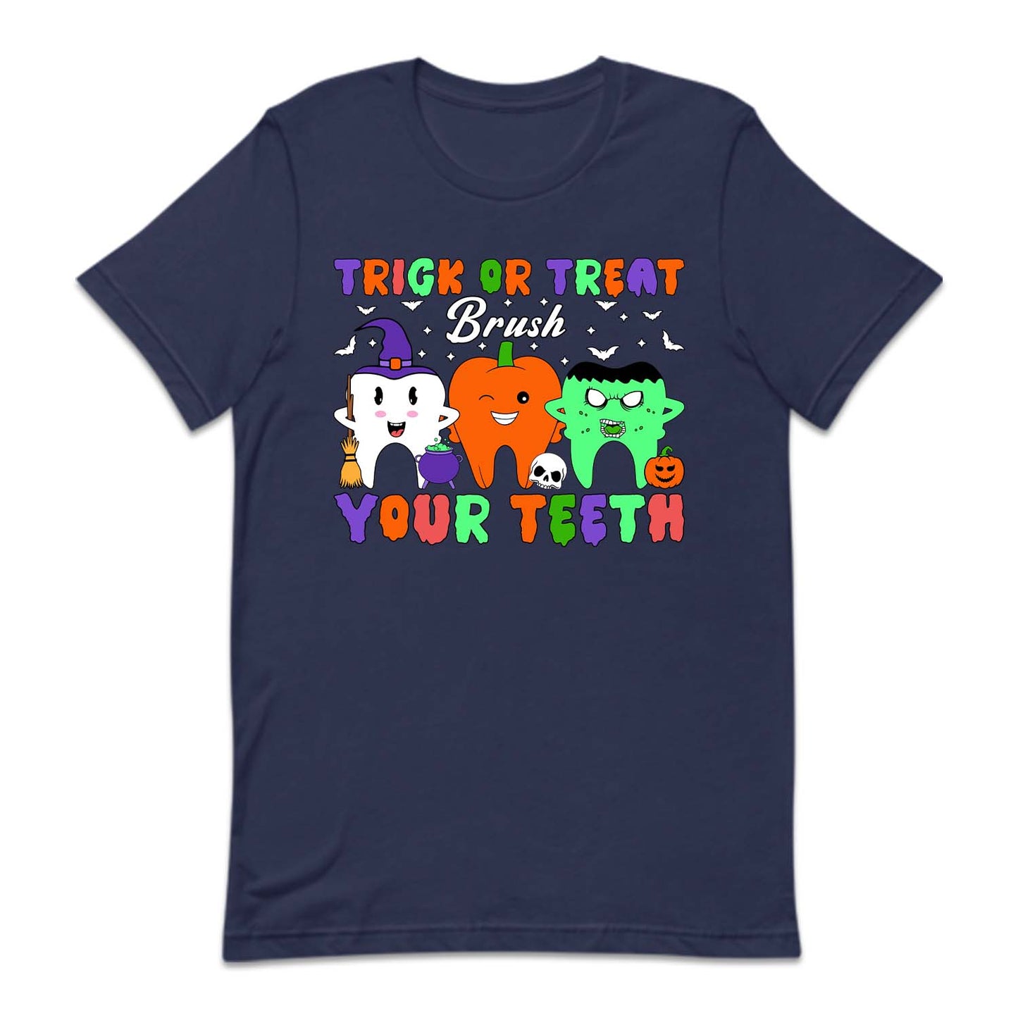 Trick Or Treat Brush Your Teeth Spooky Halloween Dentist | PRODUCT CODE: TRKCREBRHS