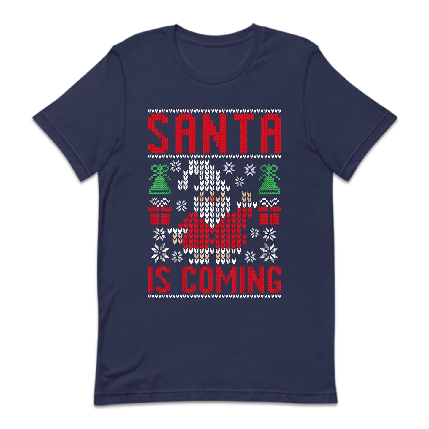 Santa Is Coming Ugly Christmas Festive Xmas | PRODUCT CODE: SNTCMNGULY