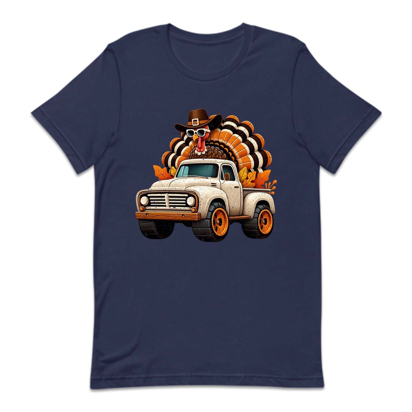 Turkey Riding Truck Thanksgiving Fall Truck Autumn Holiday | PRODUCT CODE: TRKDNGKUCF