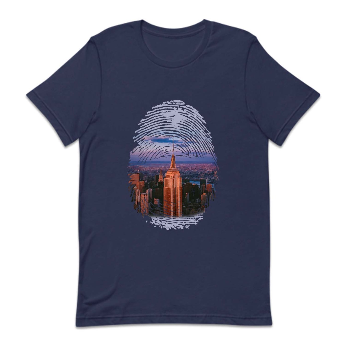 Empire State Building Fingerprint New York City Dusk | PRODUCT CODE: EMPRSTBLFG