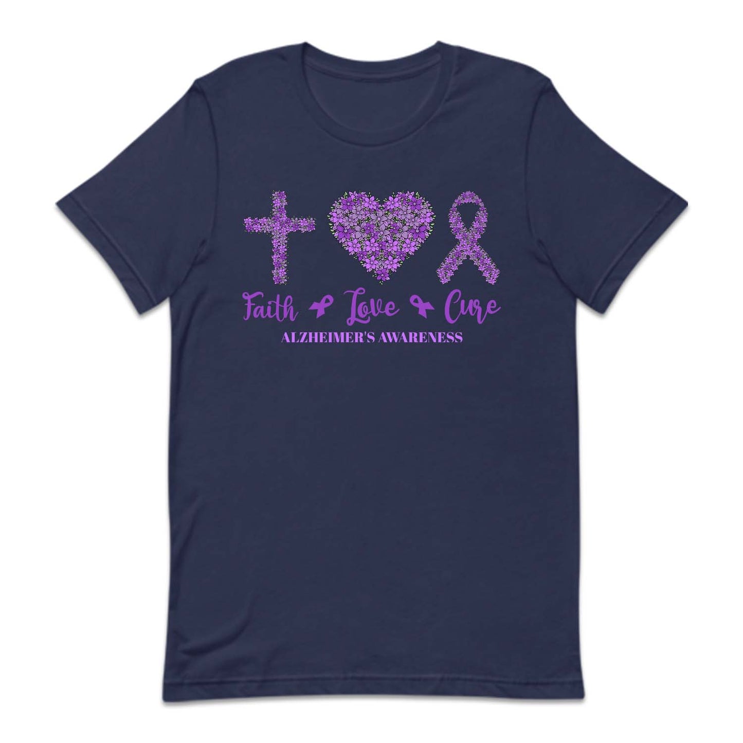 Faith Love Cure Alzheimer's Mental Health Awareness | PRODUCT CODE: FTLVCRAZML