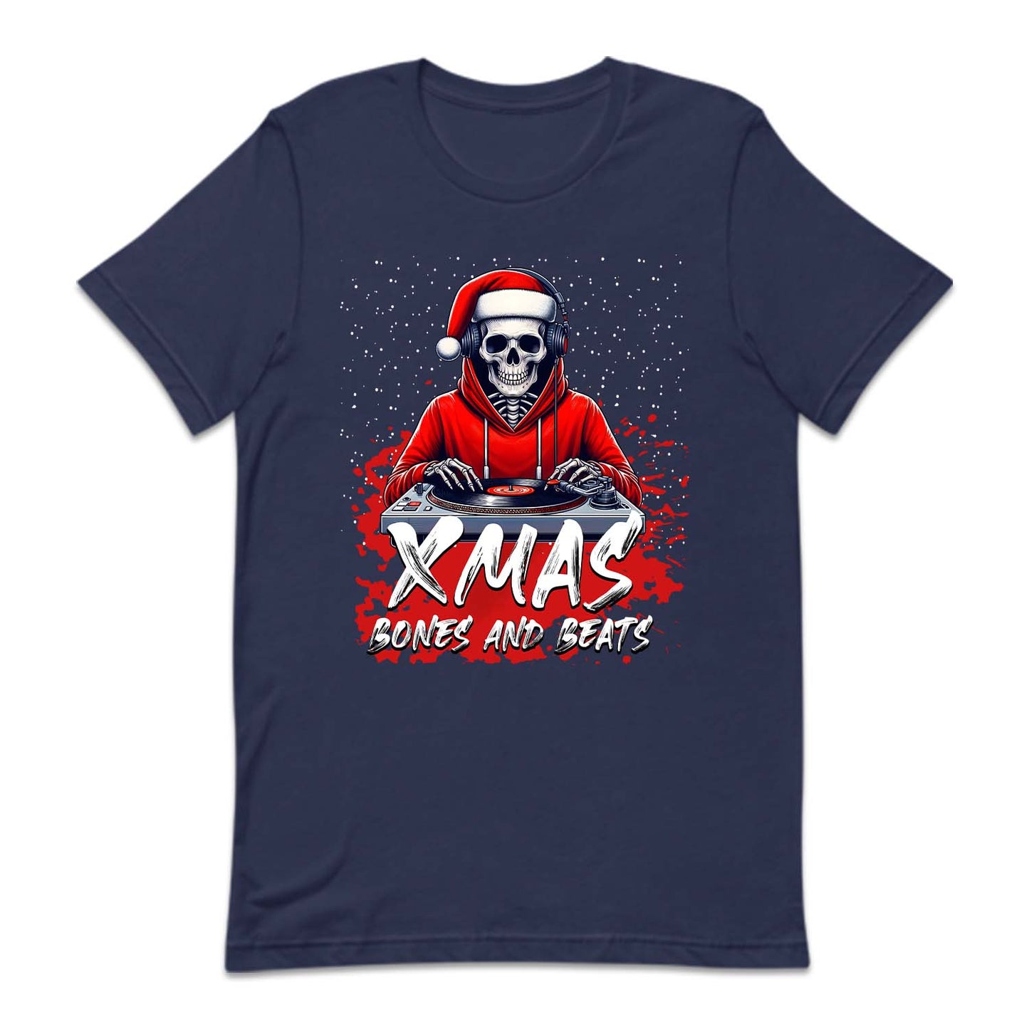 Xmas Bones And Beats Dj Skeleton Santa Claus Christmas Music Party | PRODUCT CODE: XMBOENDTCH