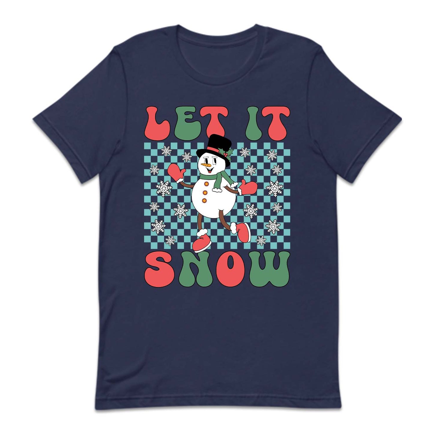 Let It Snow Christmas Snowman Winter Holiday Cozy Xmas | PRODUCT CODE: LTSNWCHRMAW
