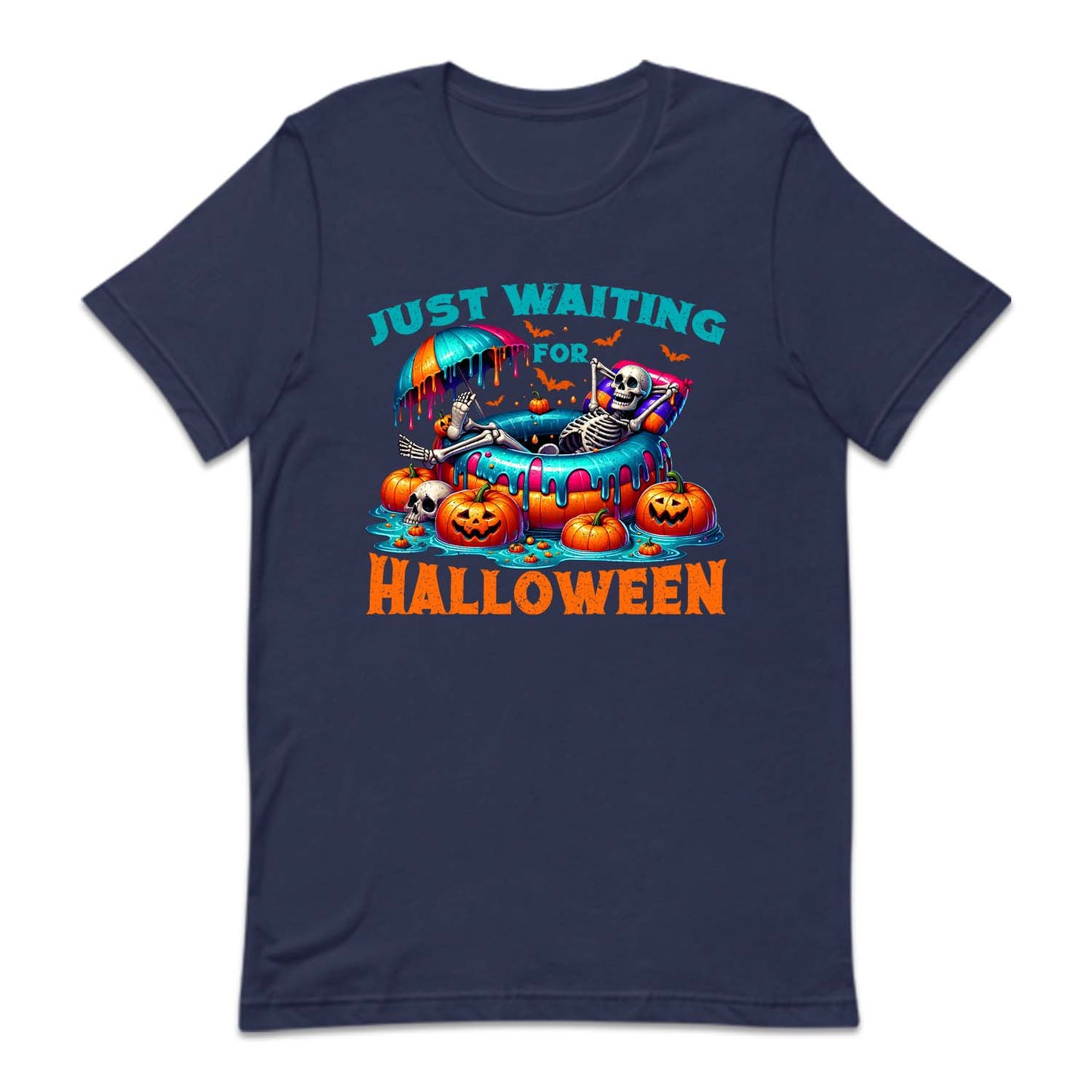 Just Waiting for Halloween Skeleton Pool Party | PRODUCT CODE: JUTWFRHLWM