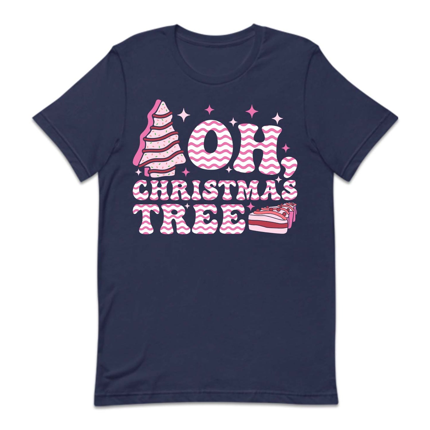 Oh Christmas Tree Pink Xmas Tree Cake | PRODUCT CODE: OCRTEKAFVTS