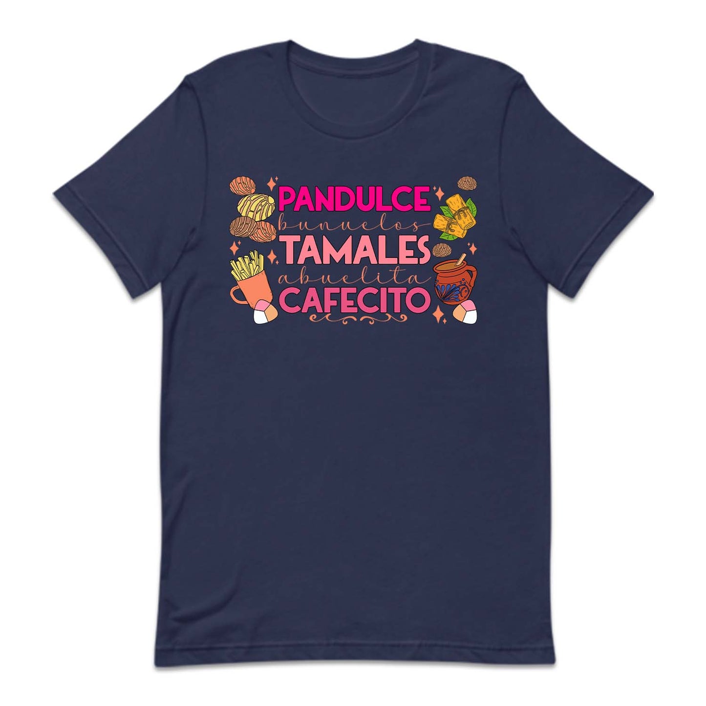 Mexican Christmas Foods Pandulce Bunuelos Tamales Abuelita & Cafecito Latina Xmas | PRODUCT CODE: MXCNPLDUBRE