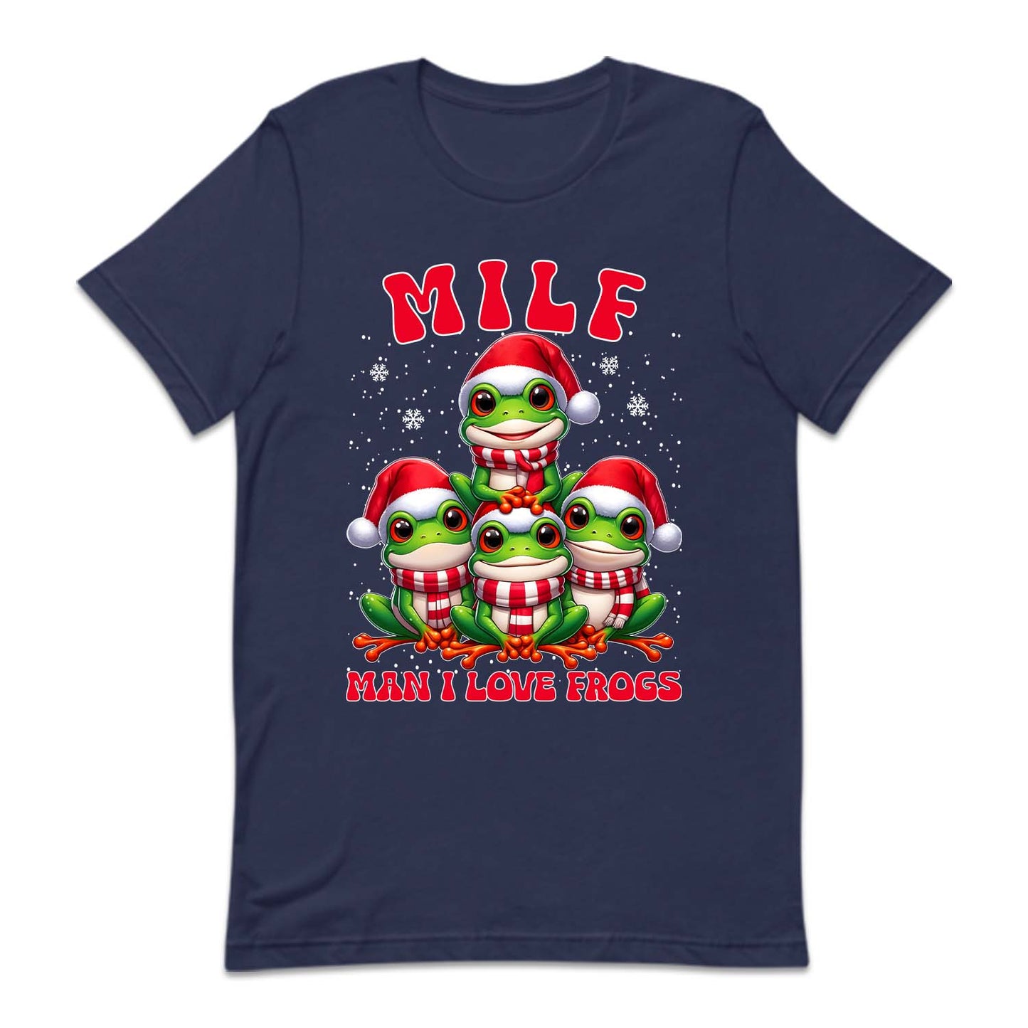 Frogs Christmas MILF Man I Love Frogs Humorous Xmas Frog | PRODUCT CODE: FRGCHTMLFVE