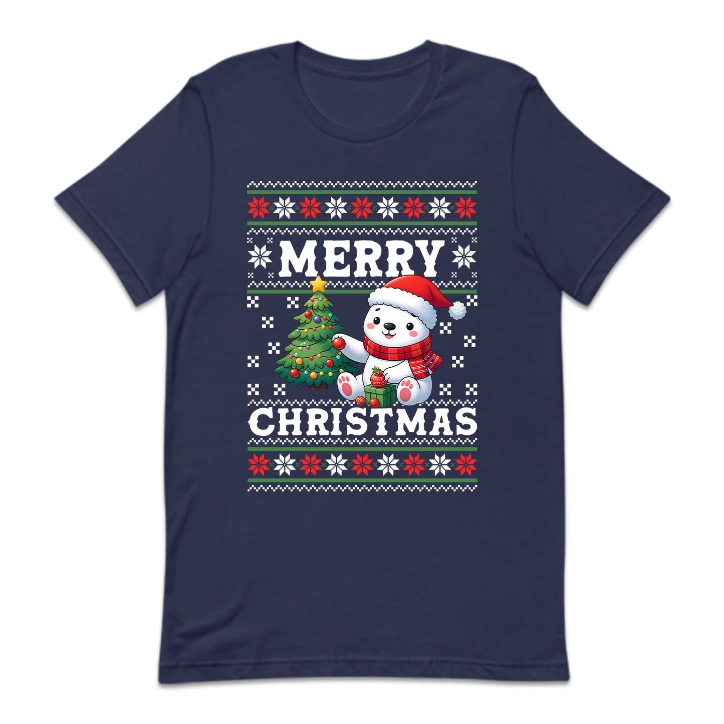Merry Christmas Polar Bear Ugly Xmas | PRODUCT CODE: MRYCHTPLARB