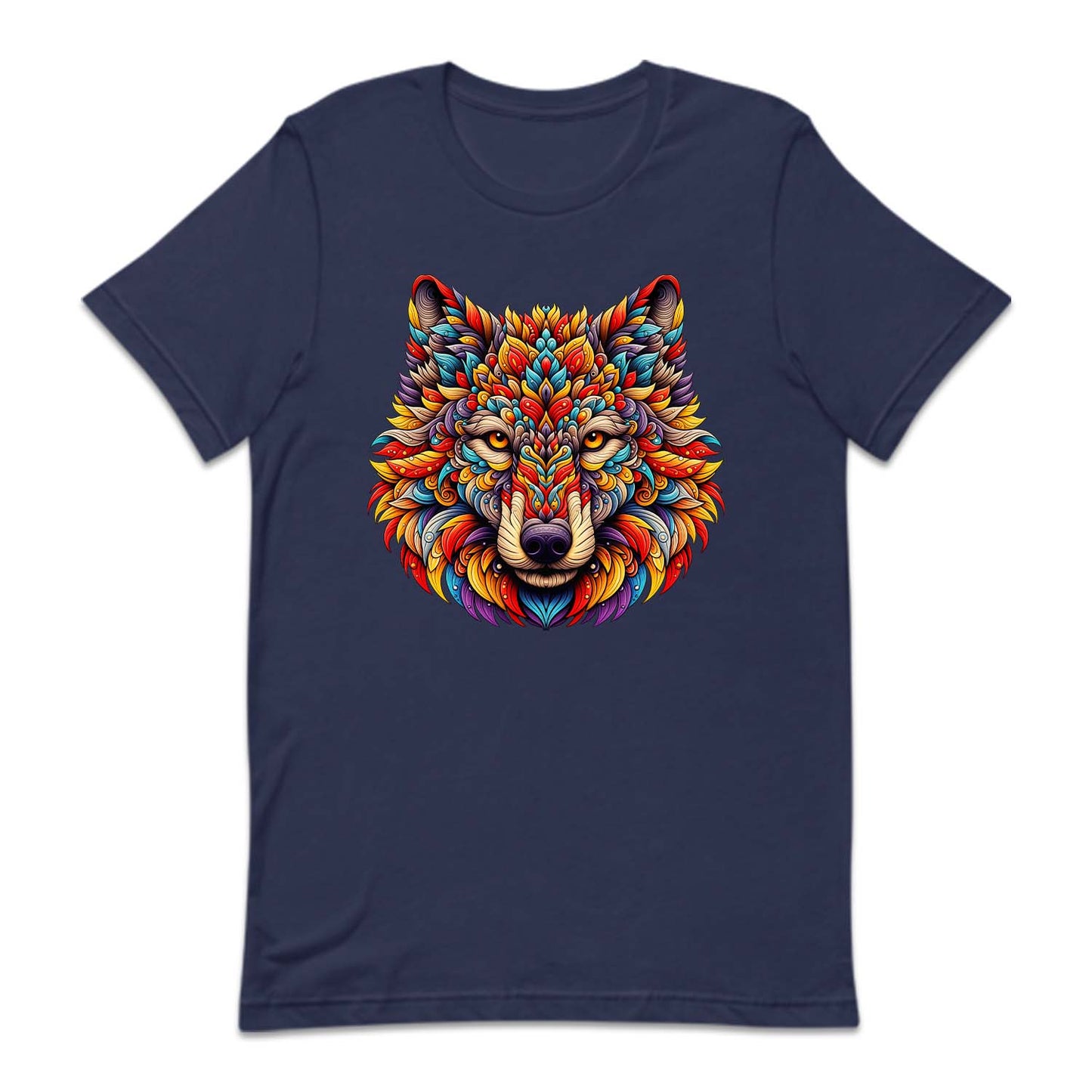 Psychedelic Colorful Wolf Wild Animal | PRODUCT CODE: PSYDLCWLF