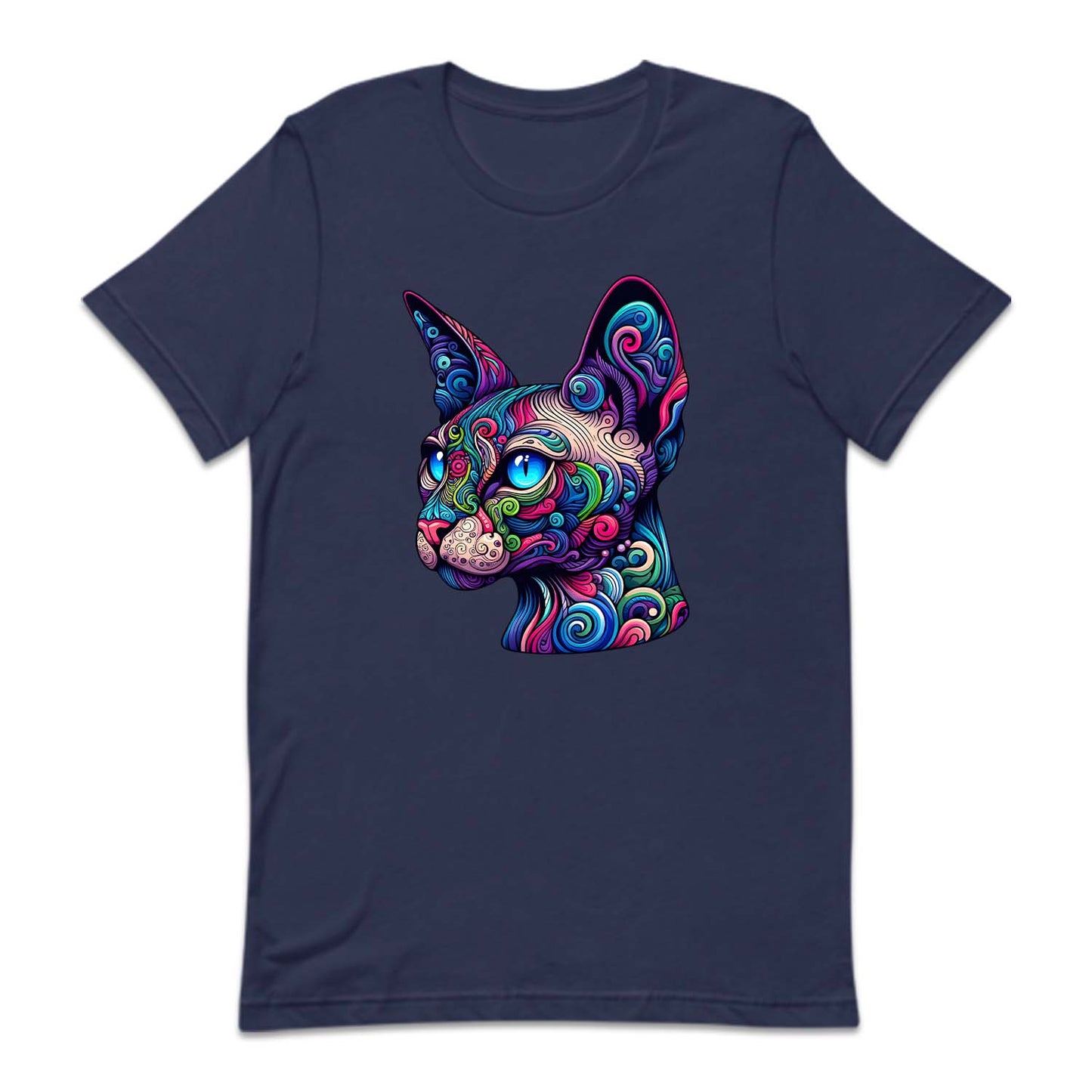 Psychedelic Colorful Sphynx Cat | PRODUCT CODE: SPXHCTPSY