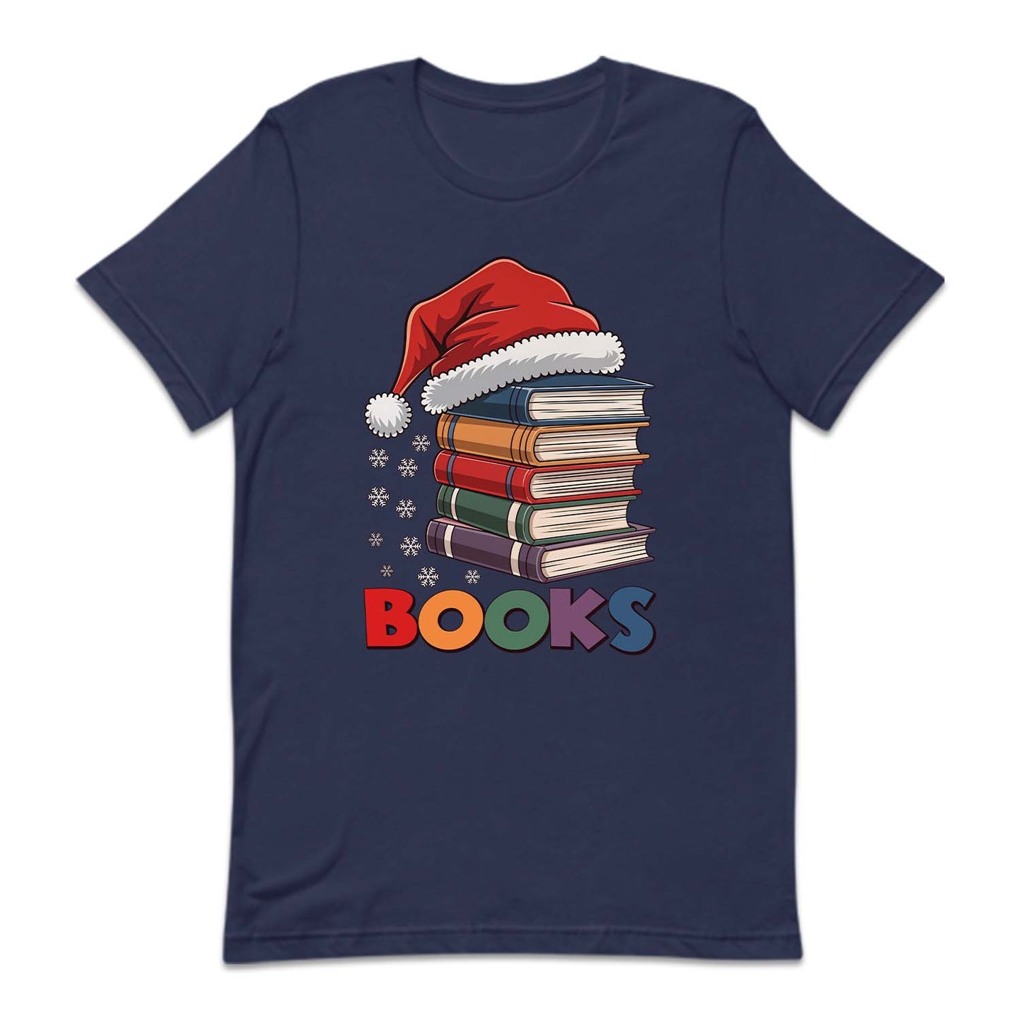 Christmas Books With Santa Hat Merry Bookmas Xmas Reading | PRODUCT CODE: CHTRBKSAFTM