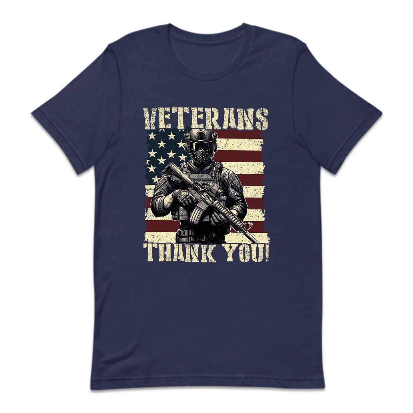 Veterans Thank You Military Appreciation Patriotic USA Pride | PRODUCT CODE: VRTHNKSYUOA